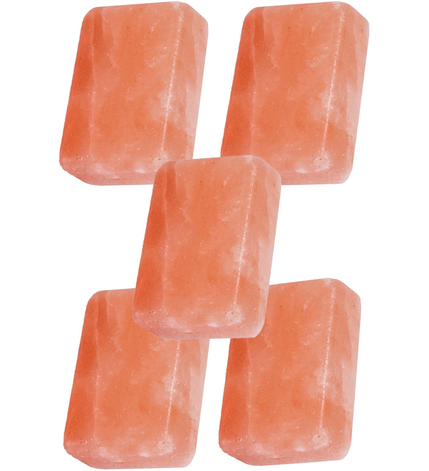Aktarloji 5 Pieces Large Himalayan Salt Soap Pink 200-300 Gr