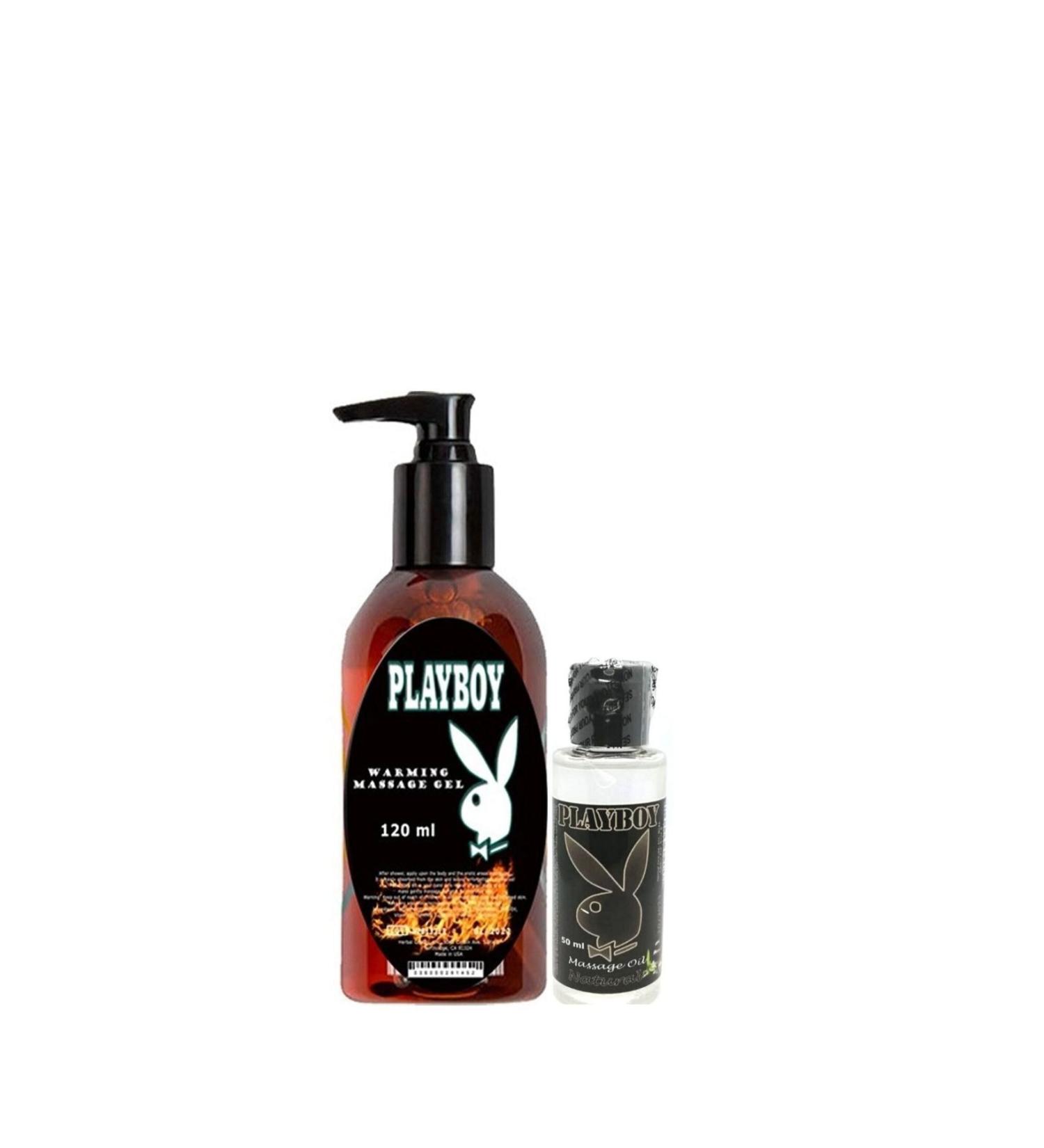 Playboy Aromatherapy Heated Massage Oil 120 ml Jasmin Aromatic Massage Body Massage Oil 50 ml