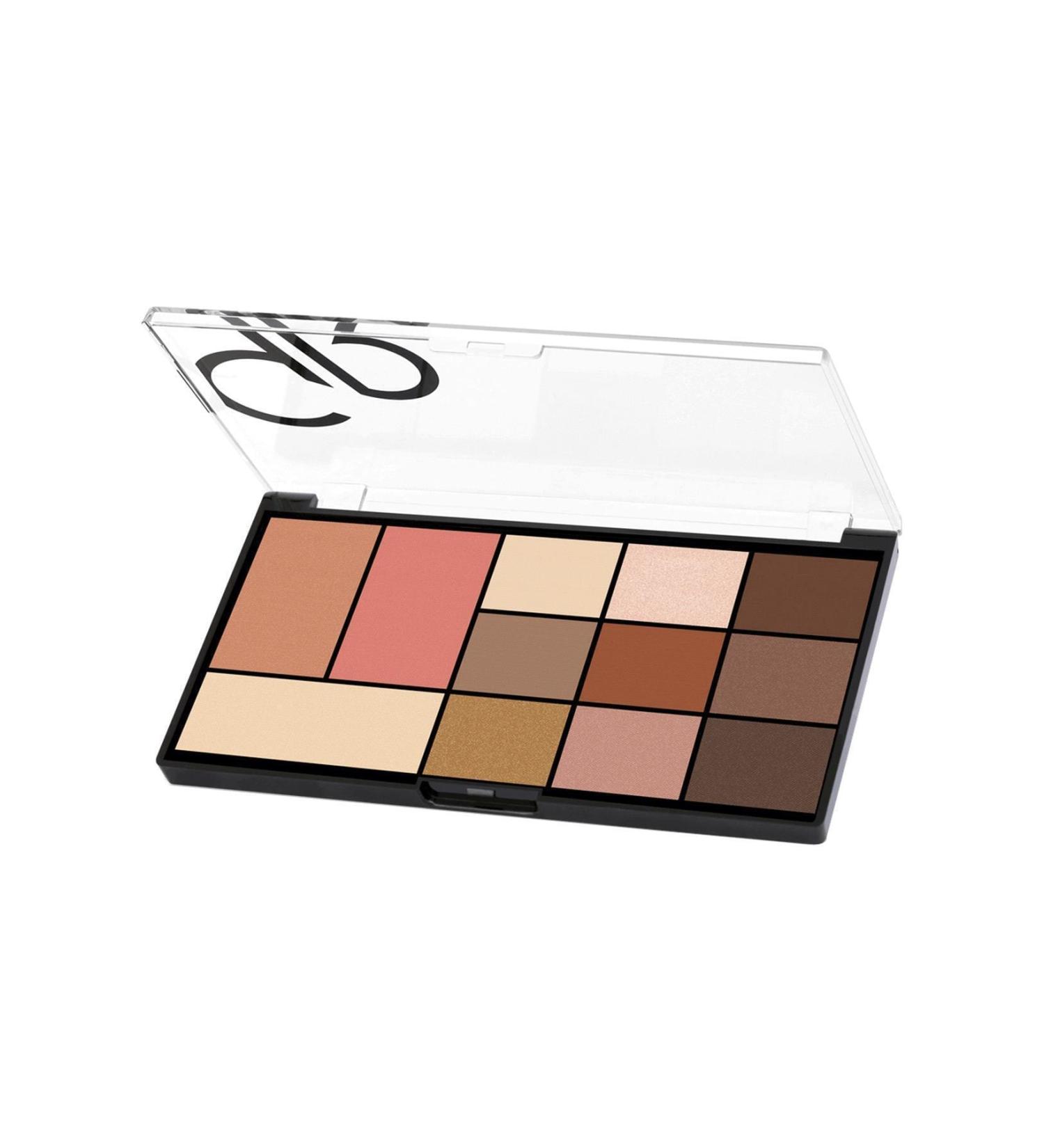 Golden Rose City Style Face And Eye Palette No: 01 Warm Nude