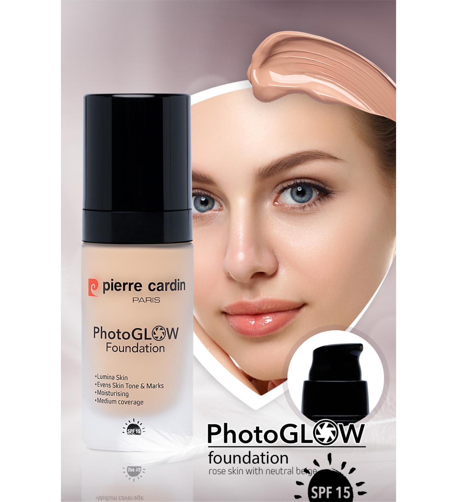 Pierre Cardin Photoglow Luminous Foundation Rose Skin With Neutral Beige