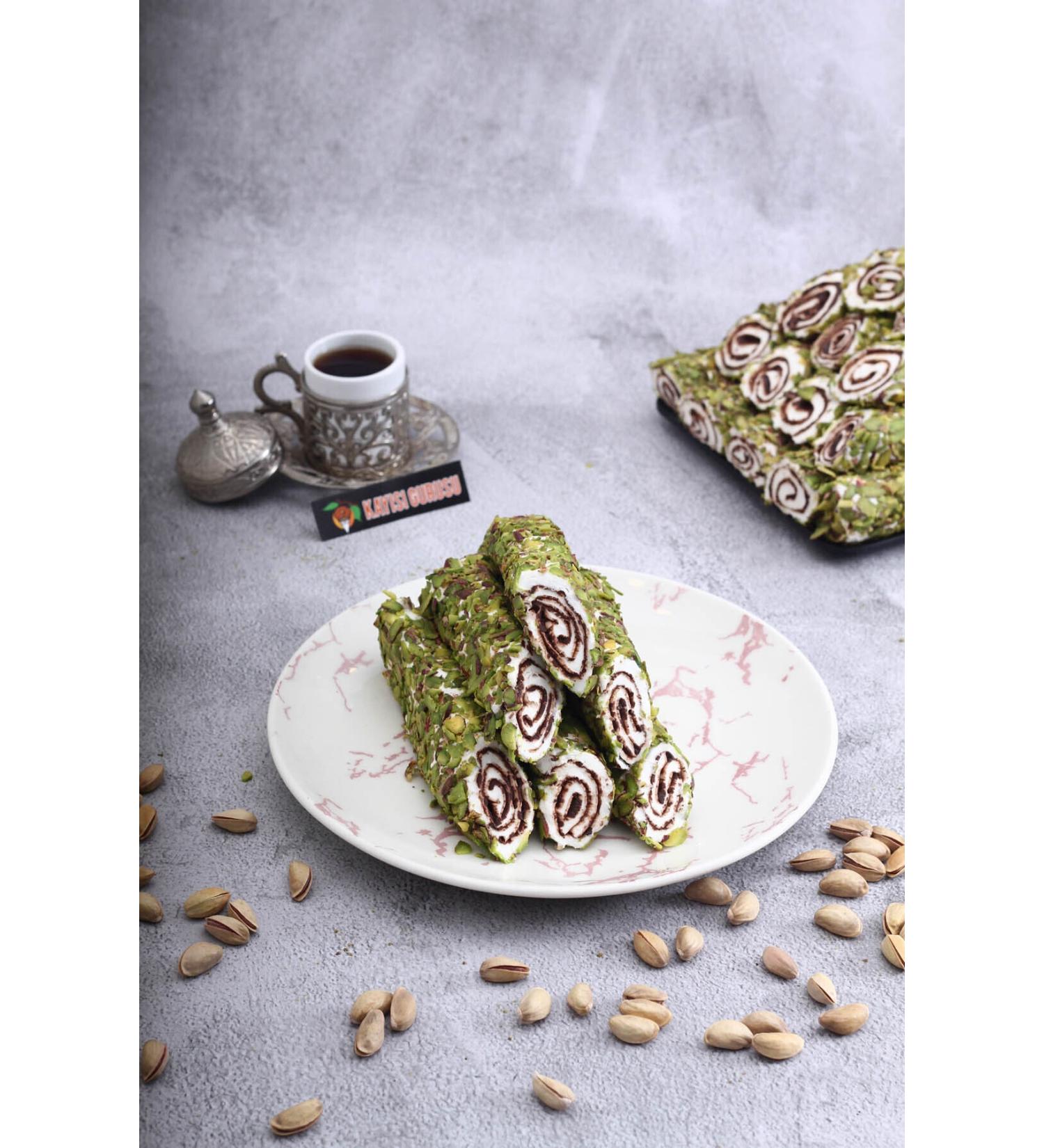 Apricot Guru Pistachio Roll Turkish Delight