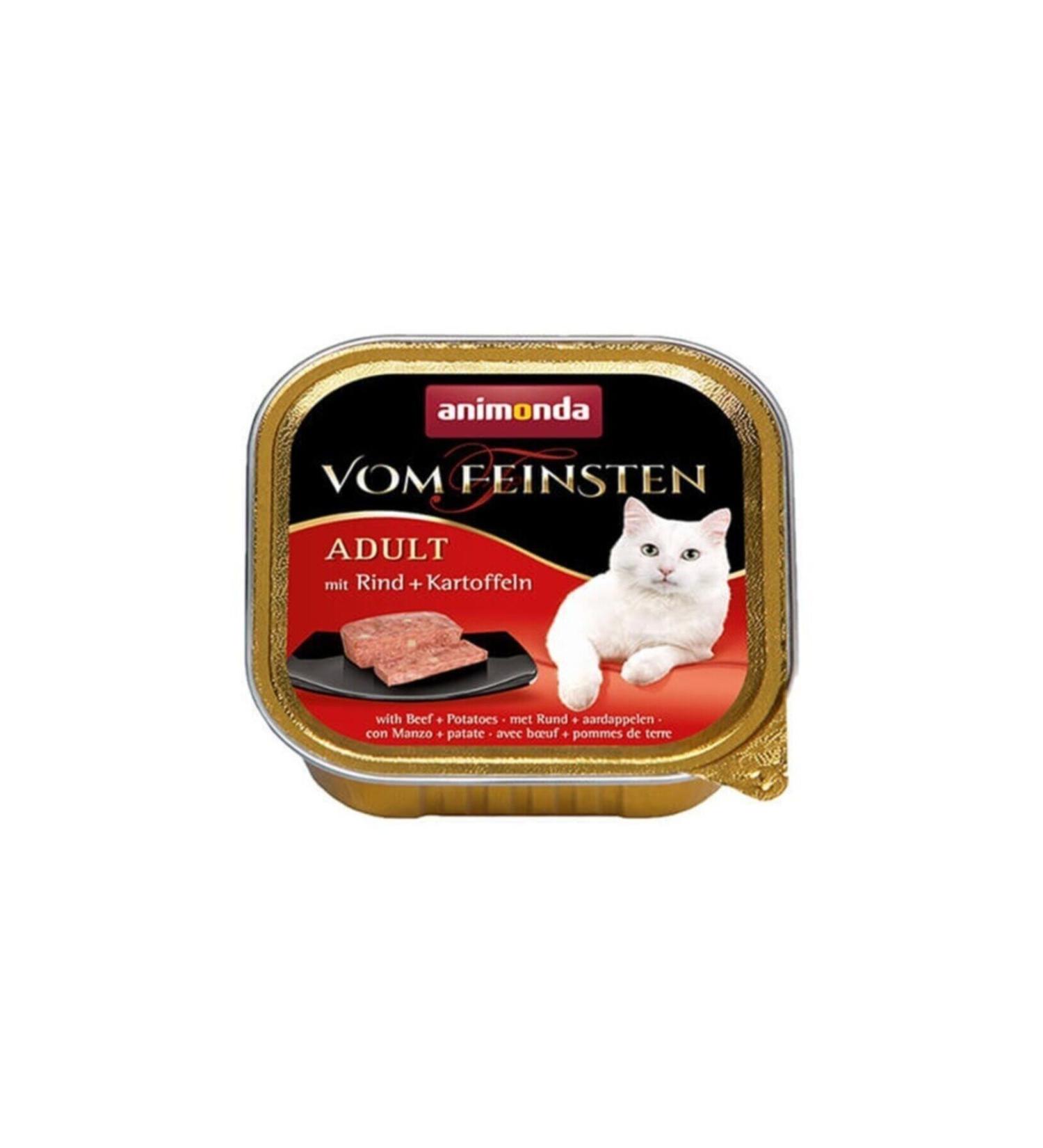 Animonda Steak and Potato Cat Canned Food 100 gr X 12 Pieces