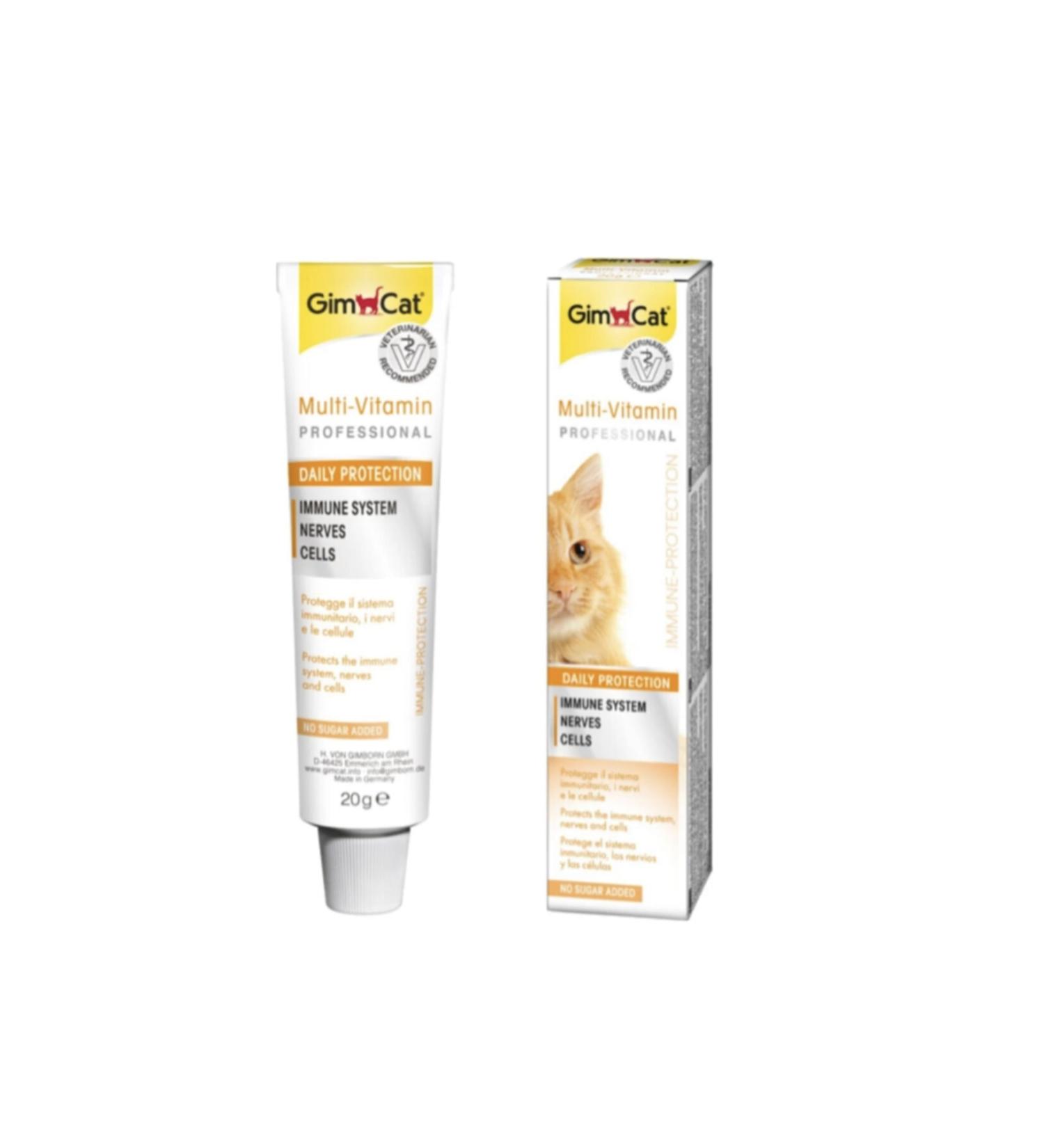 Gimcat Multi Vitamin Paste 12 Vitamin Cat Paste 100 Gr (2 Pieces)