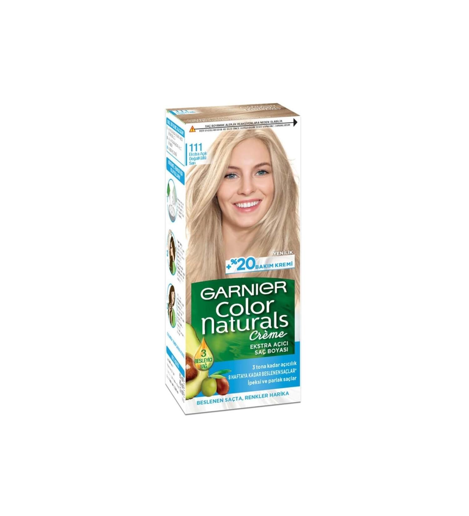 Garnier Color Naturals Hair Dye - 111 Extra Light Natural Ash Blonde