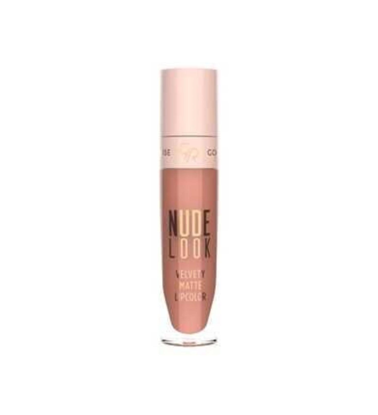 Golden Rose Liquid Matte Lipstick - Nude Look Velvety Matte Lipcolor No: 02