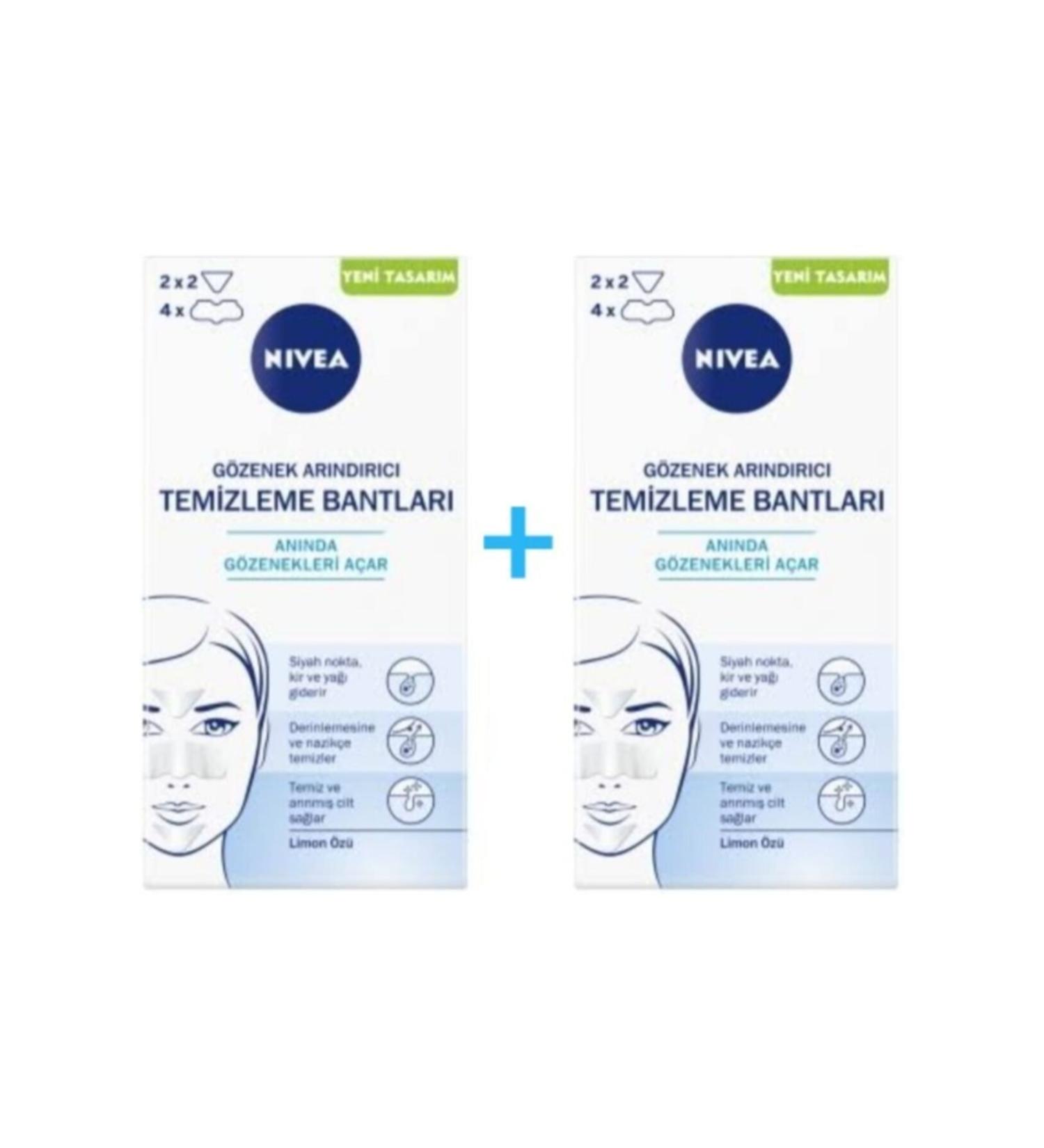 NIVEA Blackhead T Zone Pore Cleansing Strip 2 Pack