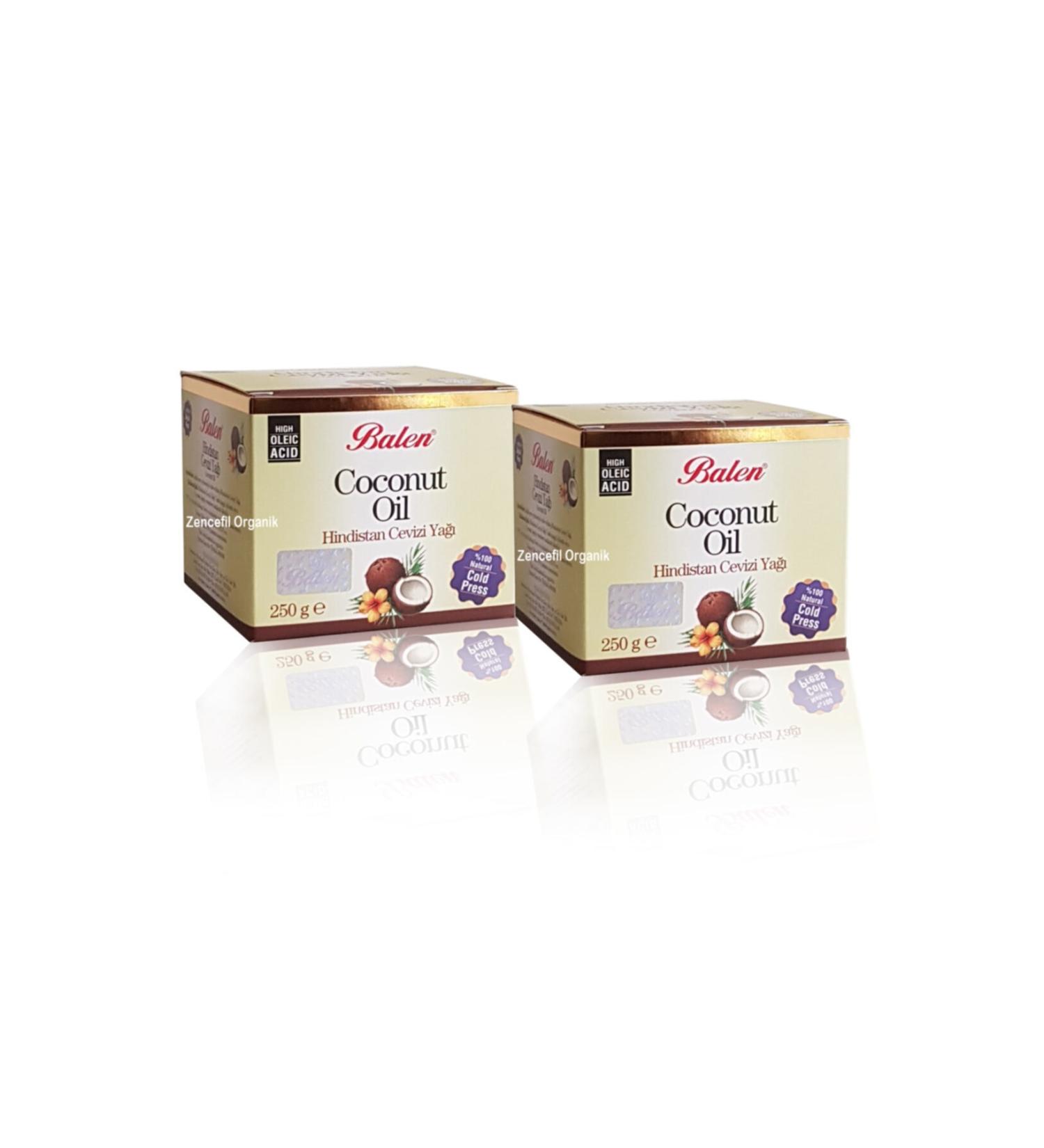 Balen Coconut Oil Cold Press Edible 2 Boxes of Coconut Oil 250 gr
