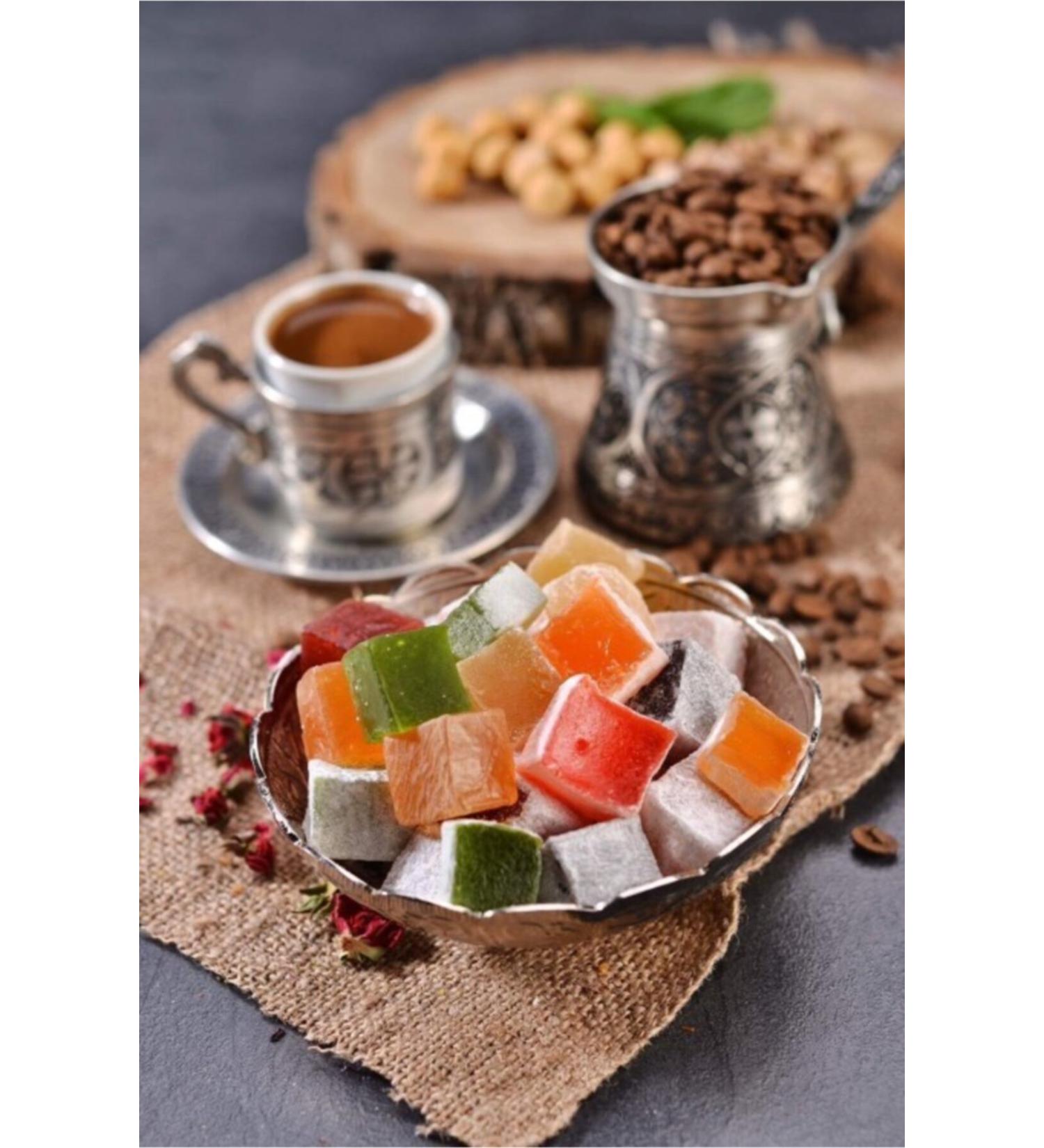 ekerci Caferzade Mixed Fruit Turkish Delight 500 Gr