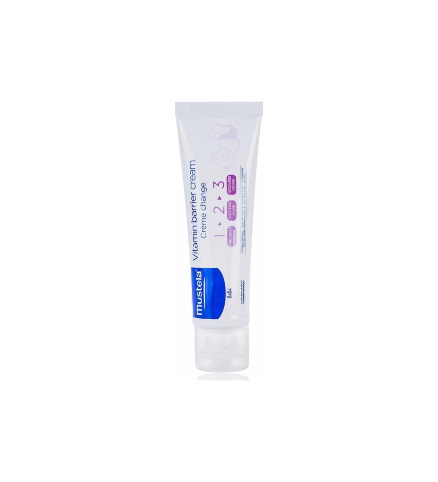 Mustela 1.2.3 Vitamin Barrier Diaper Rash Cream 100ml