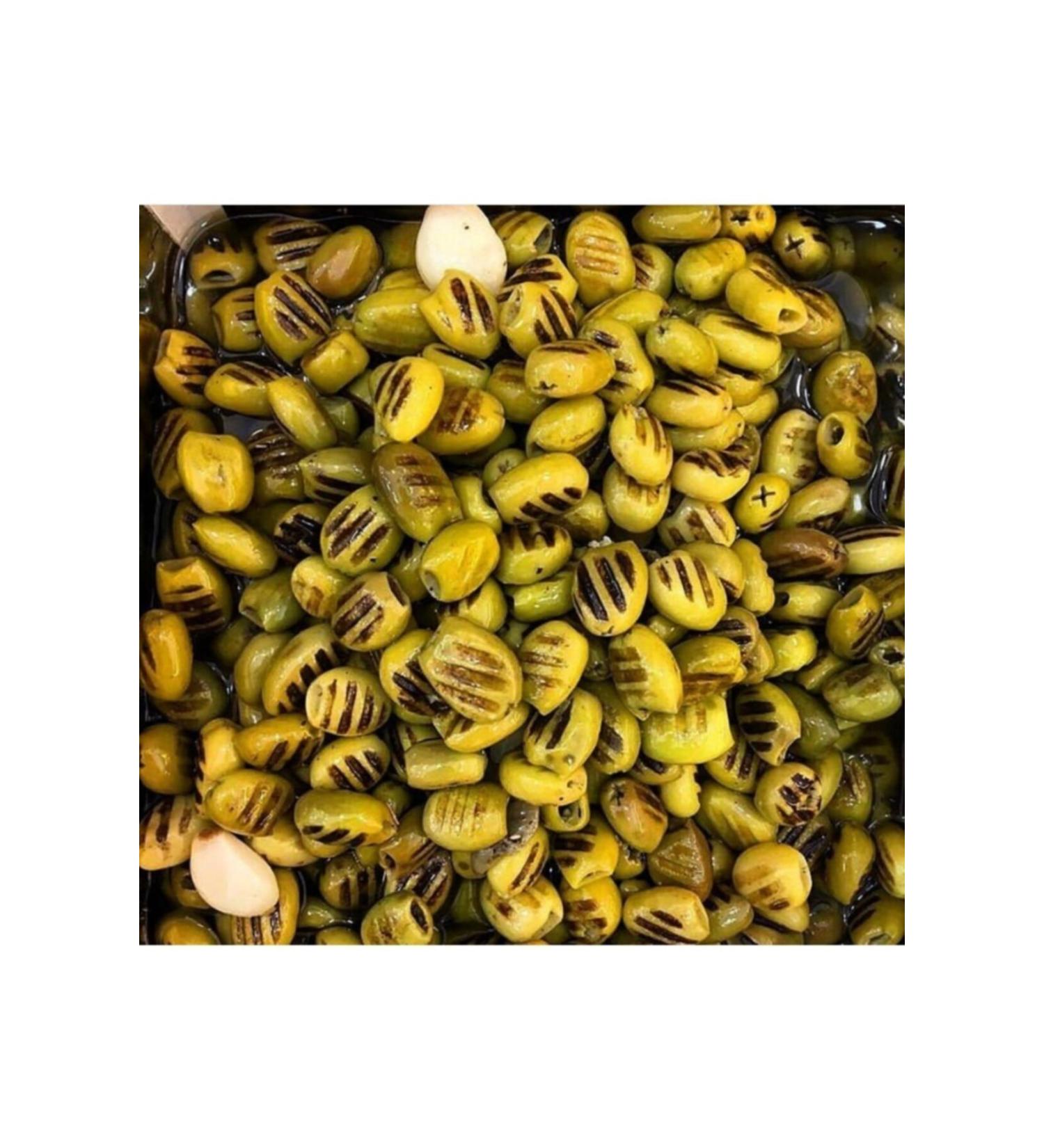 Sidal Market Grilled Green Olives 700gr