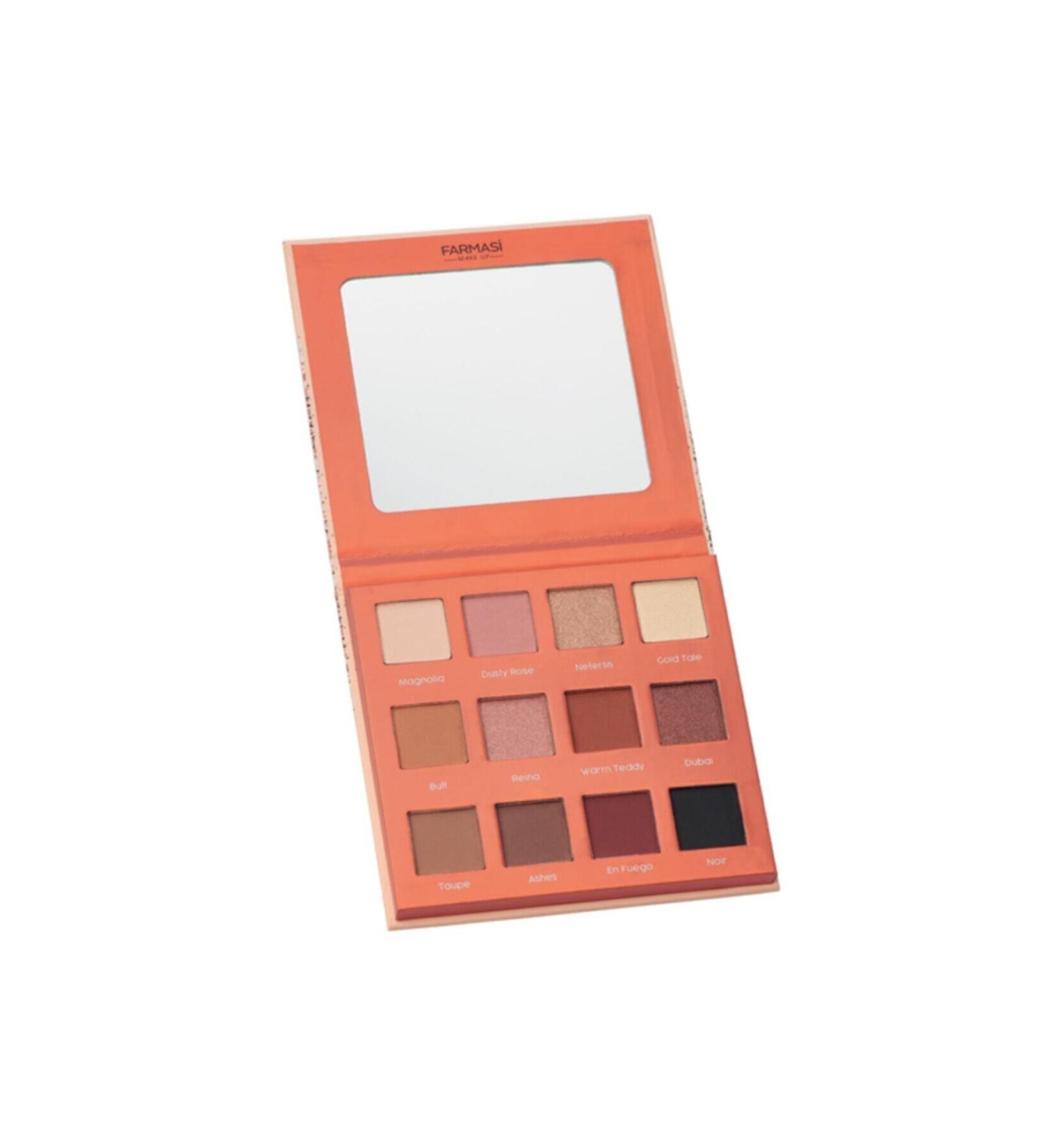 Farmasi Glam Up Eyeshadow Palette 12gr