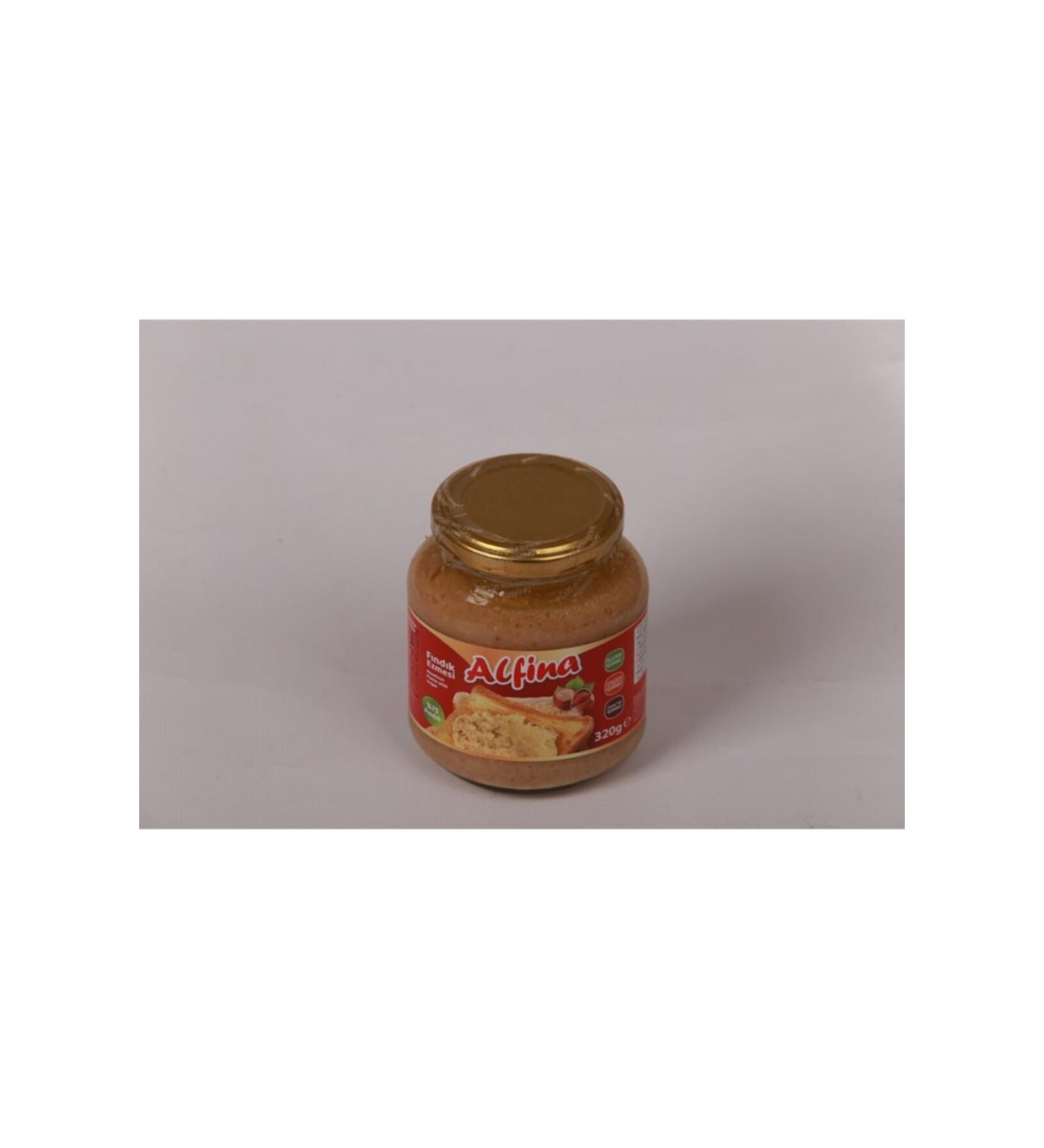 Alfina Hazelnut Paste 320 gr Glass (% 75 HAZELNUT)