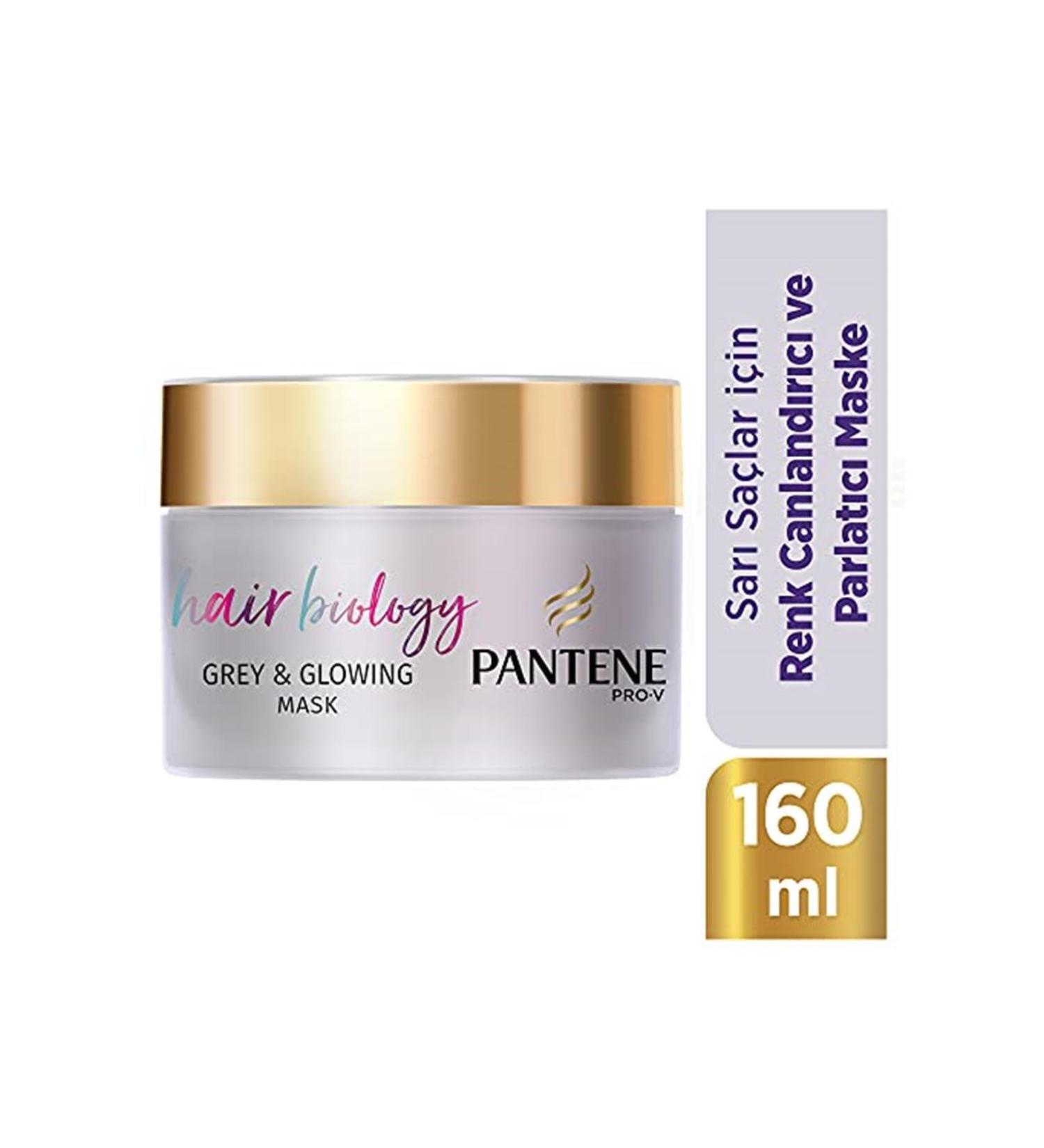 Pantene Hair Biology Color Revitalizing and Brightening Mask for Blonde and Gray Hair 160 Ml - Buy Online on GoSupps.com