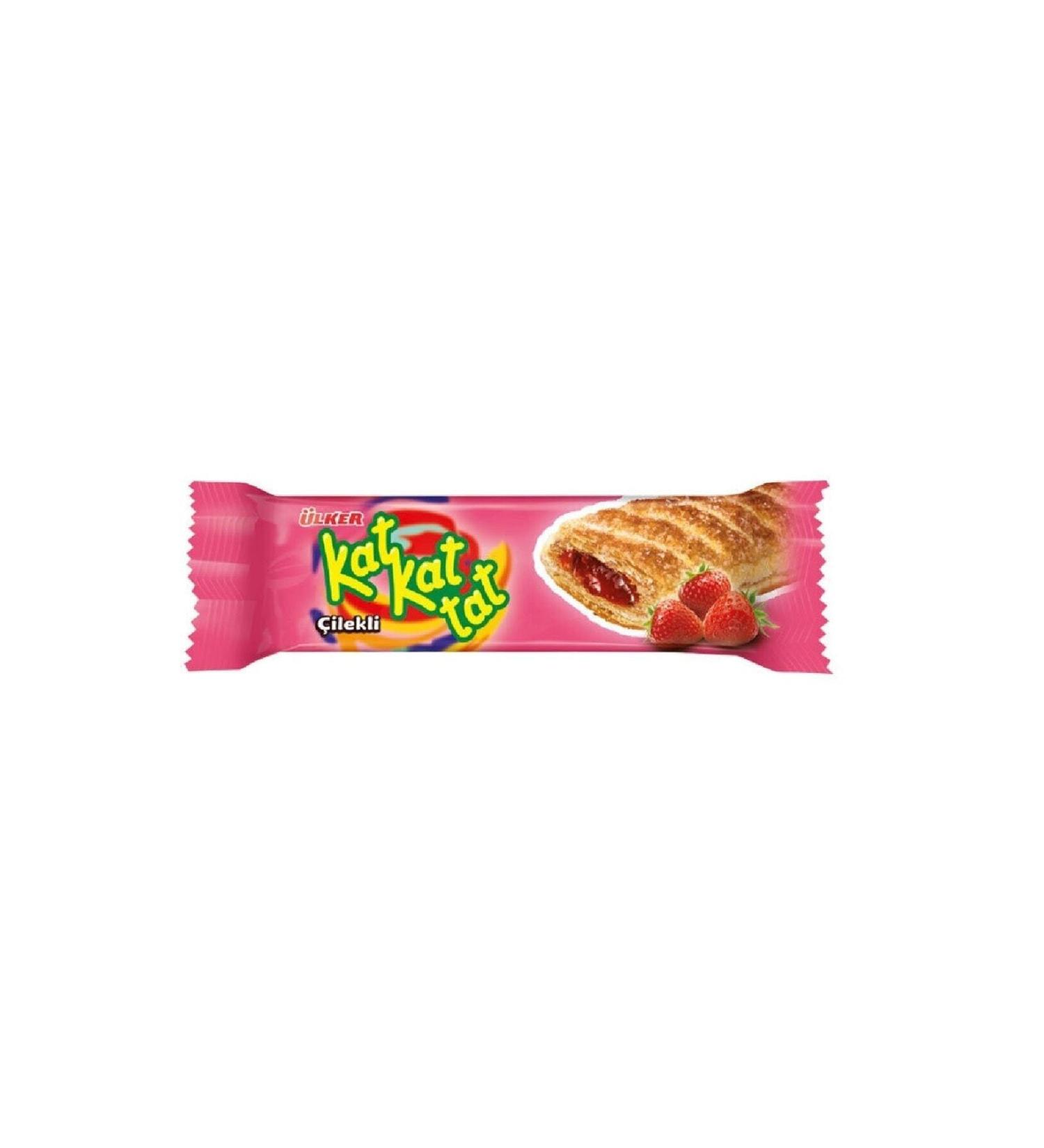 Ulker Biscuit Kat Kat Tat Strawberry 28 gr