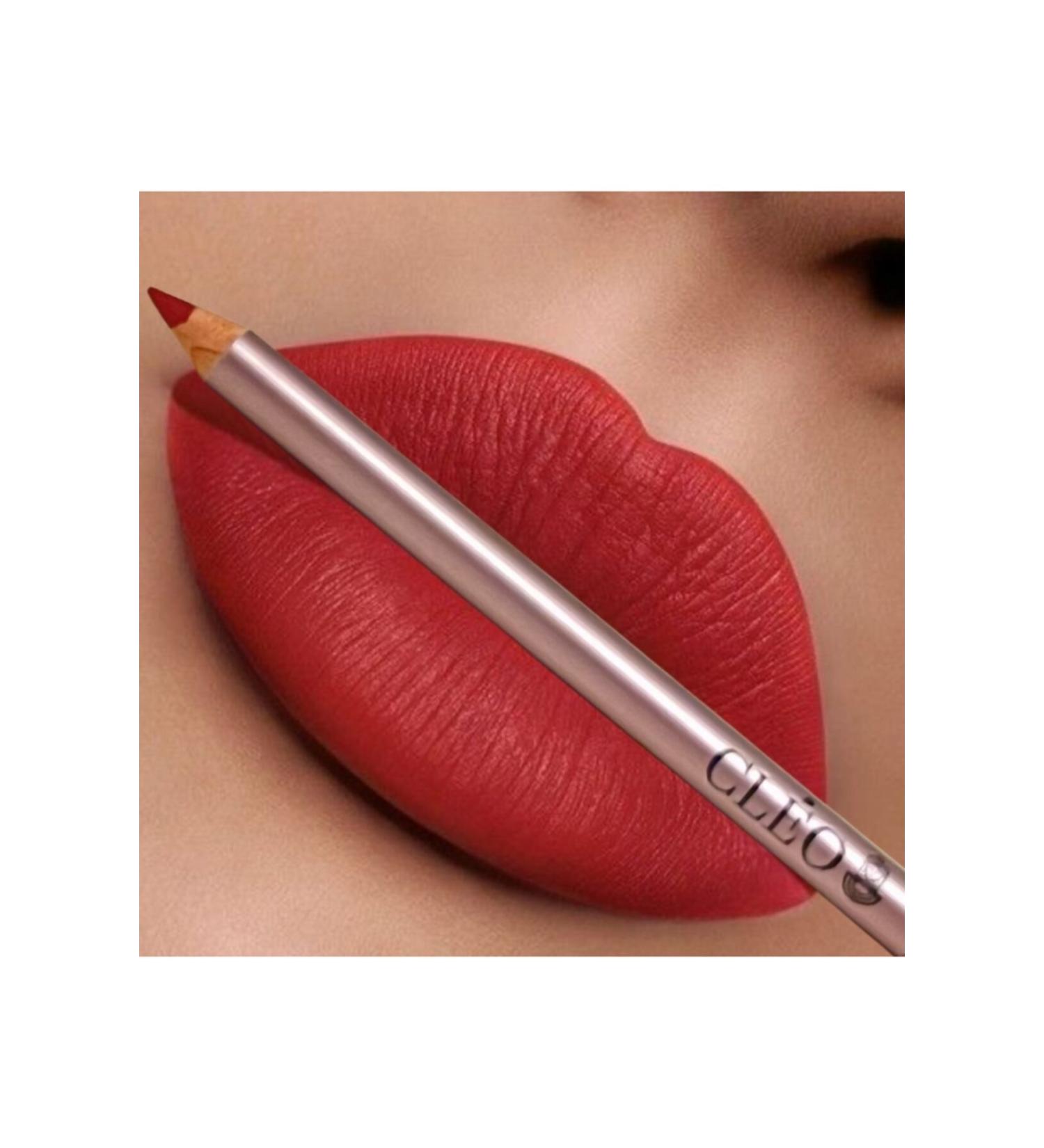 Cleo Cosmetics Waterproof Lip Pencil Red