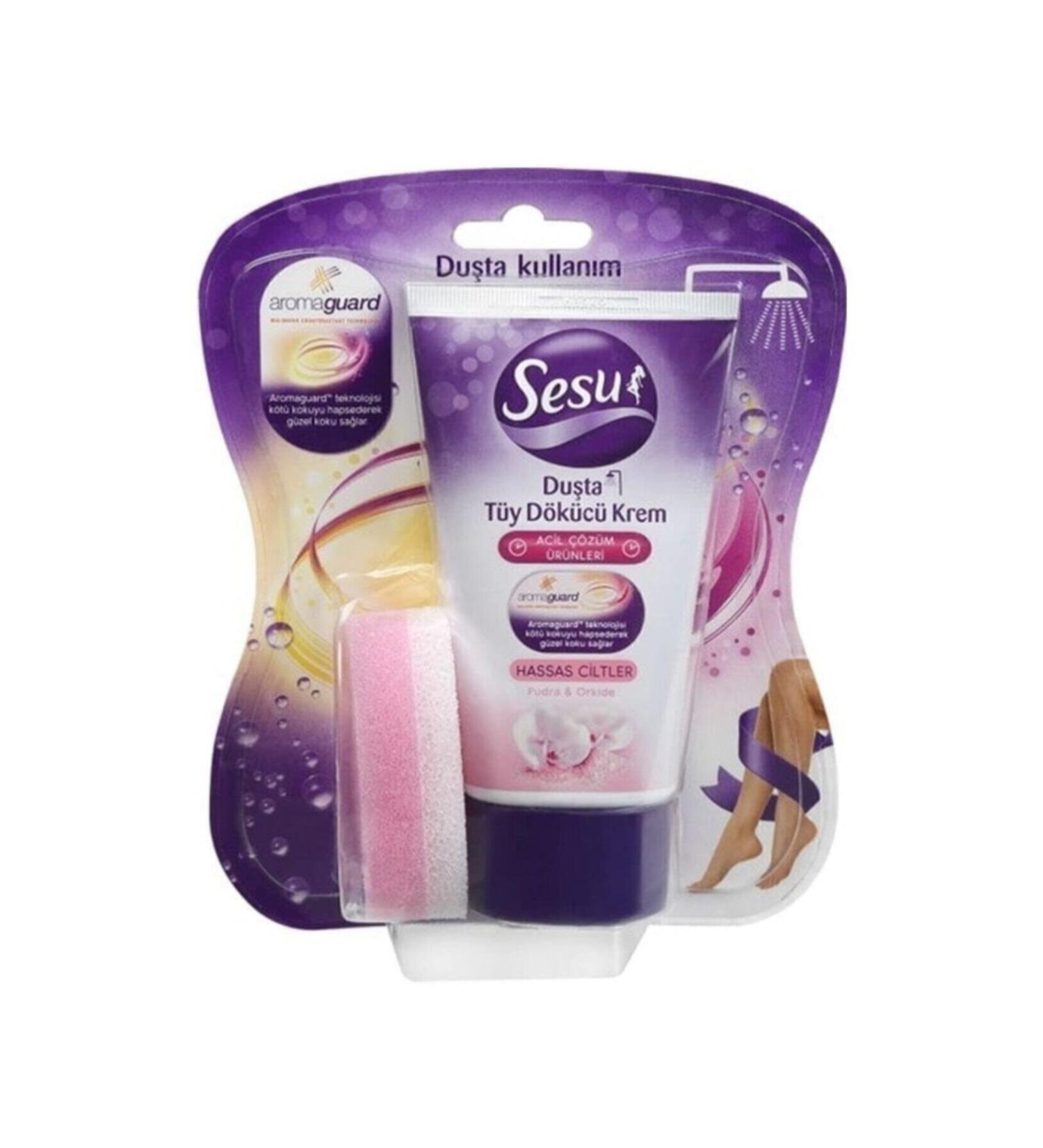 Sesu In-Shower Hair Removal Cream Sensitive Skin 150 ml