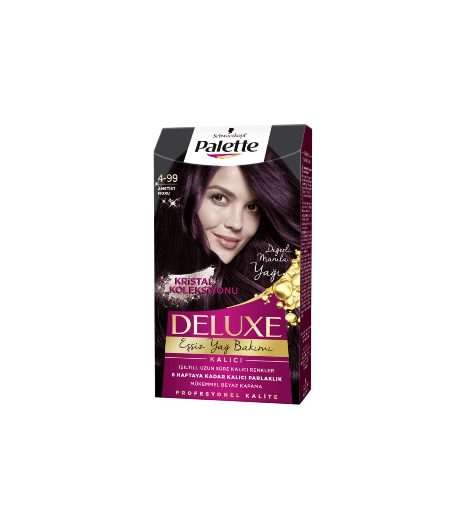 Palette Deluxe Hair Dye 4-99 Aubergine Purple
