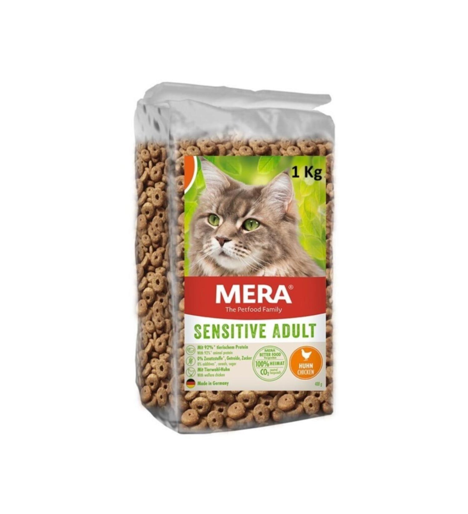Mera Sensitive Adult Chicken Adult Cat Food 1 Kg