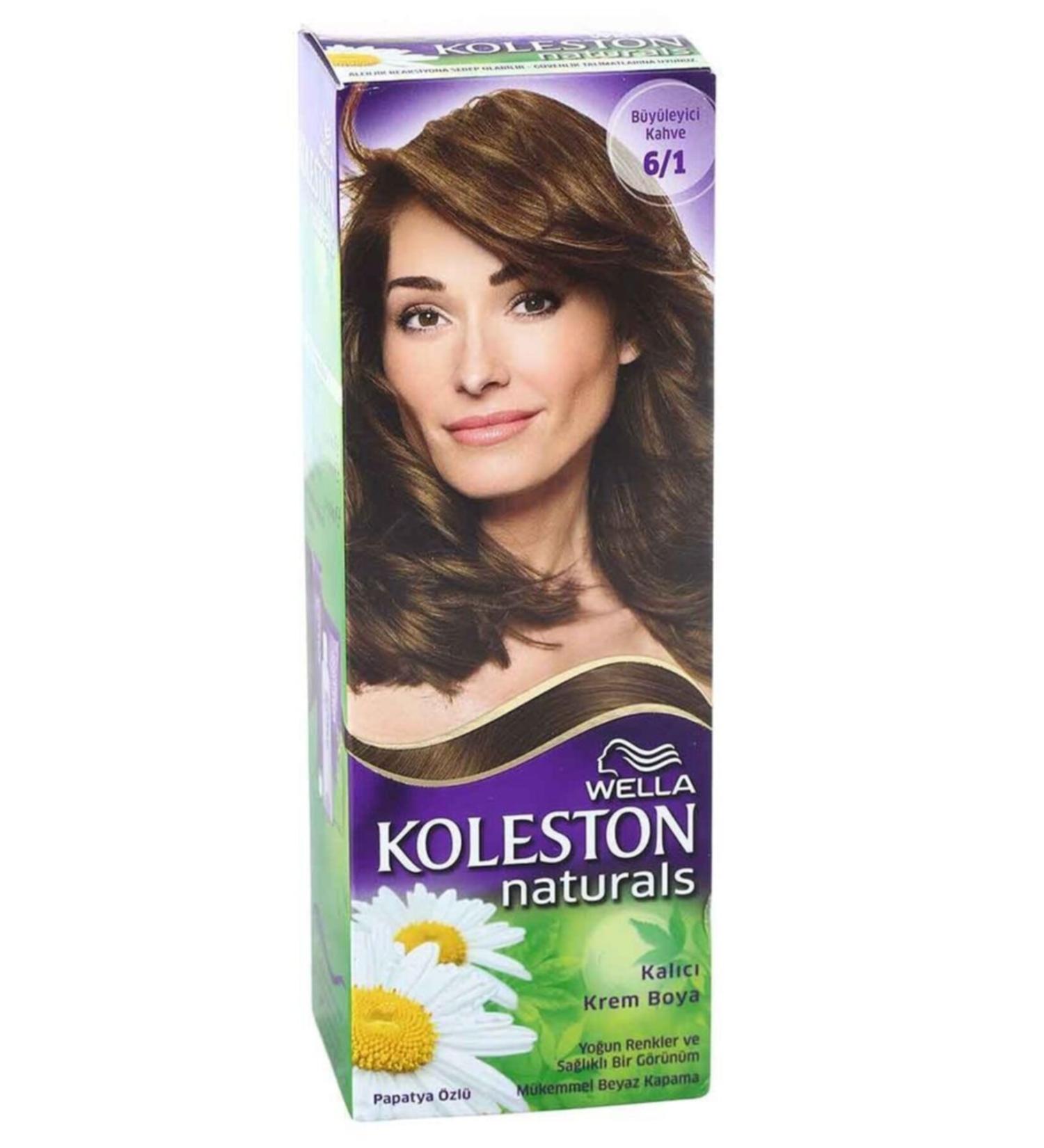 Wella Koleston Naturals Brown Dye 6/1 Fascinating