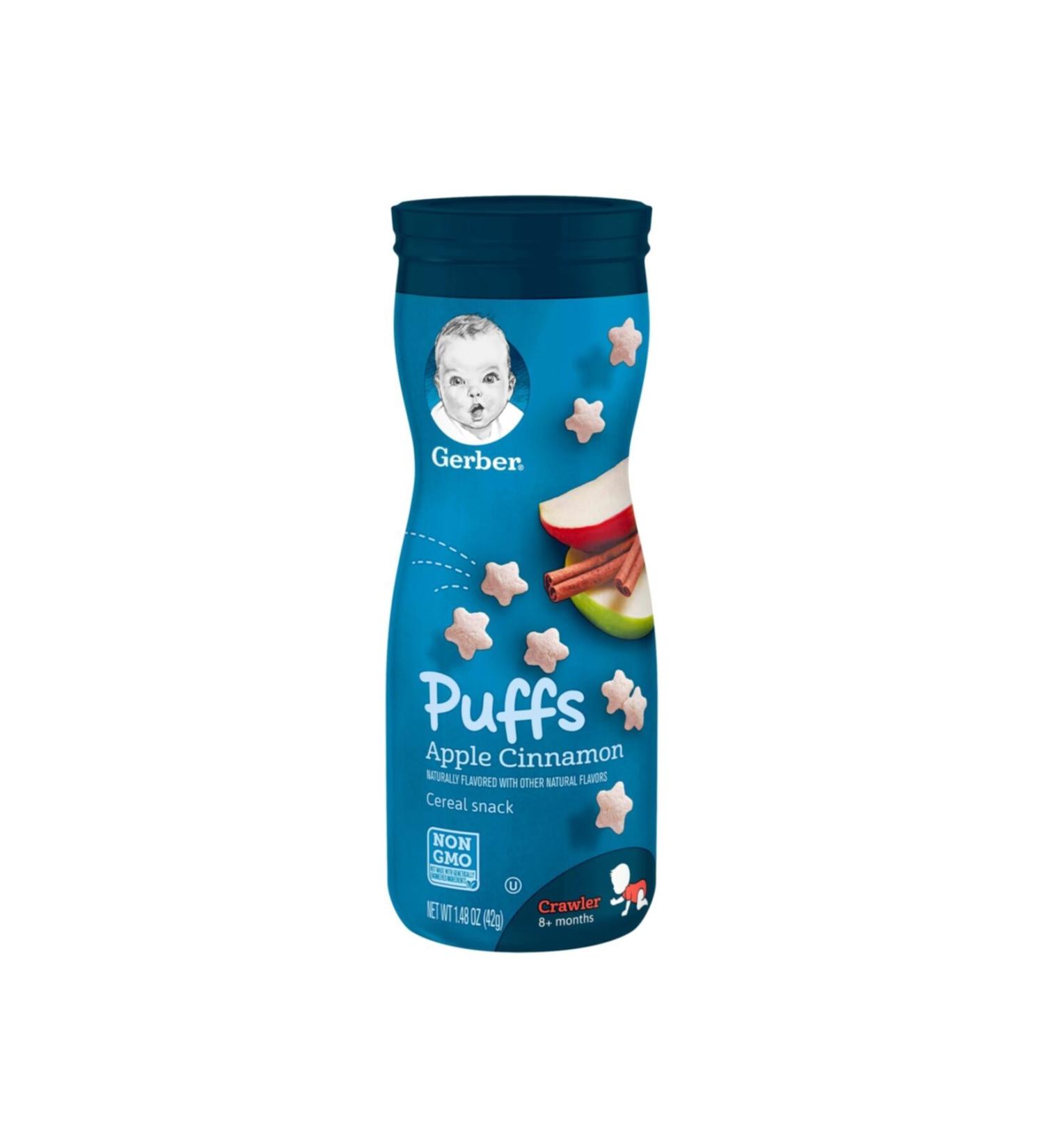 Gerber Puffs Apple Cinnamon Snack 42 gr