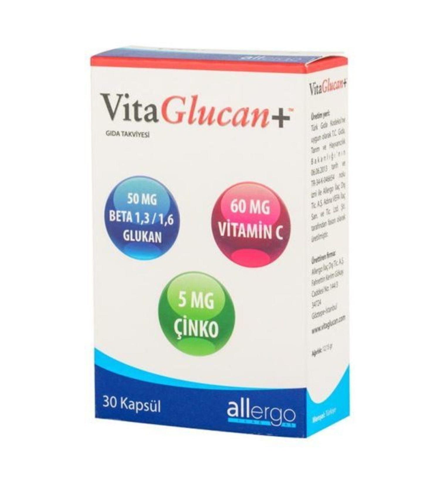 Allergo Vitaglucan 30 Capsules