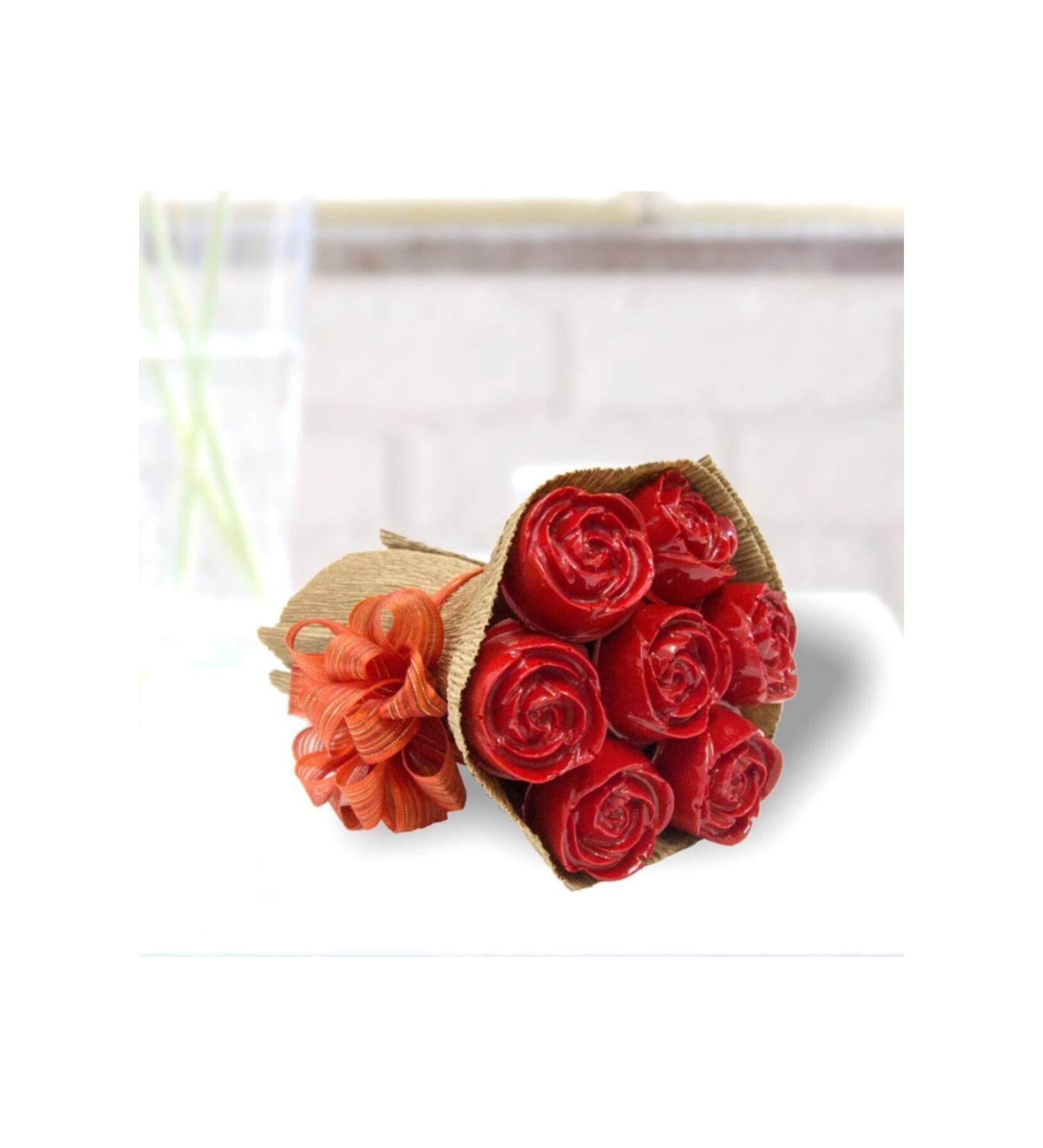 Fruity Red Rose Bouquet