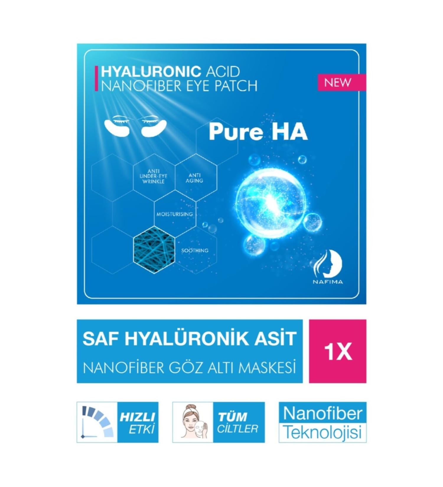 Nafima Hyaluronic Acid Nanofiber Cosmetic Dry Eye Mask