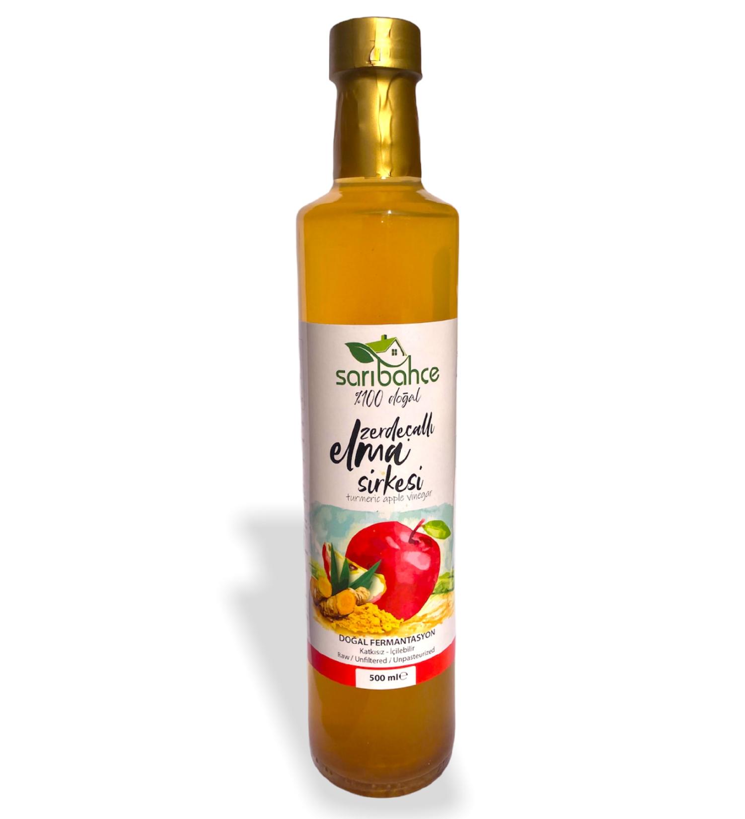 Sar bah e Turmeric Apple Cider Vinegar 500 Ml - Natural Fermented