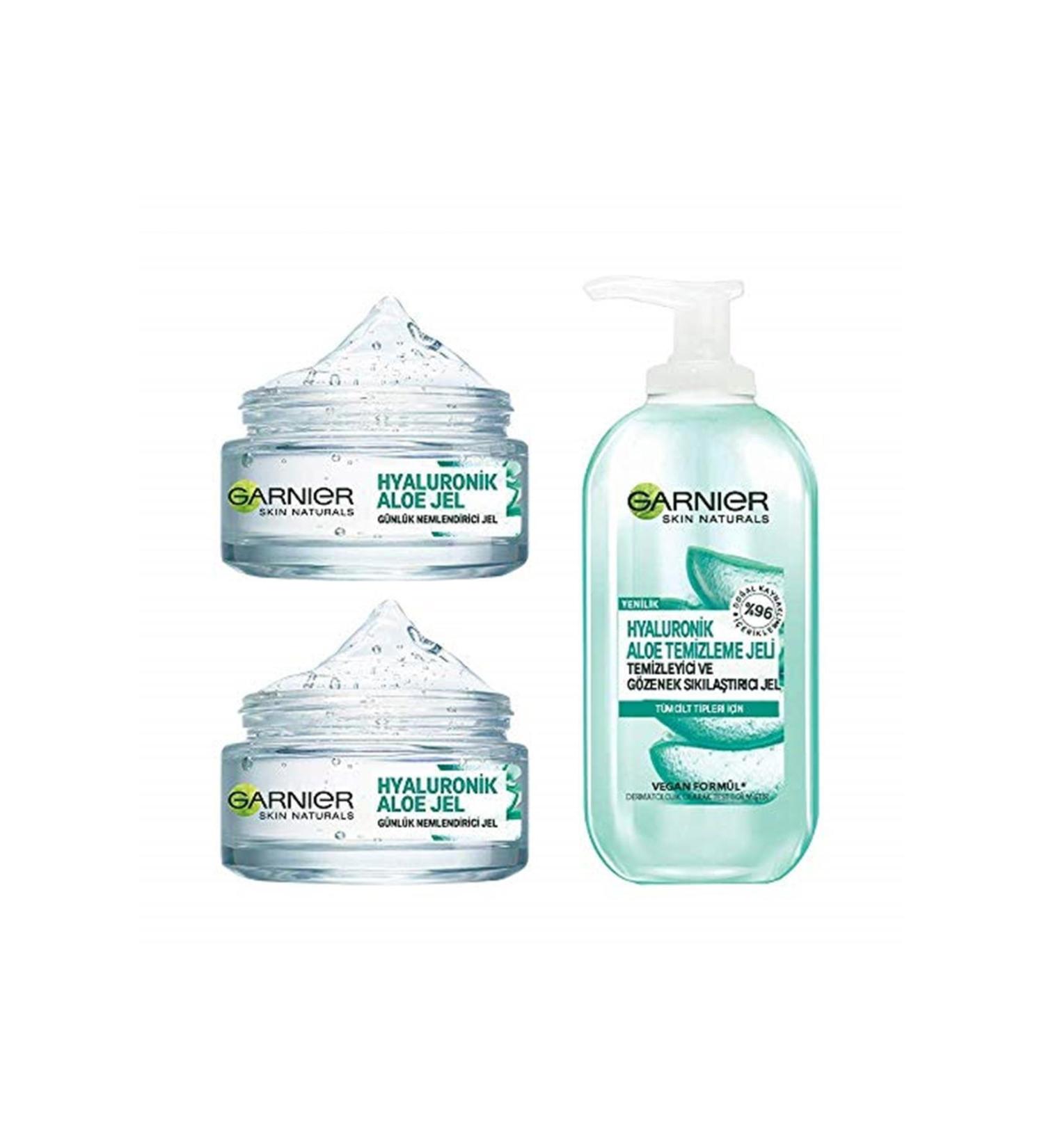 Garnier Brand: Aloe Gel Moisturizer and Cleansing Set Category: Face Cream