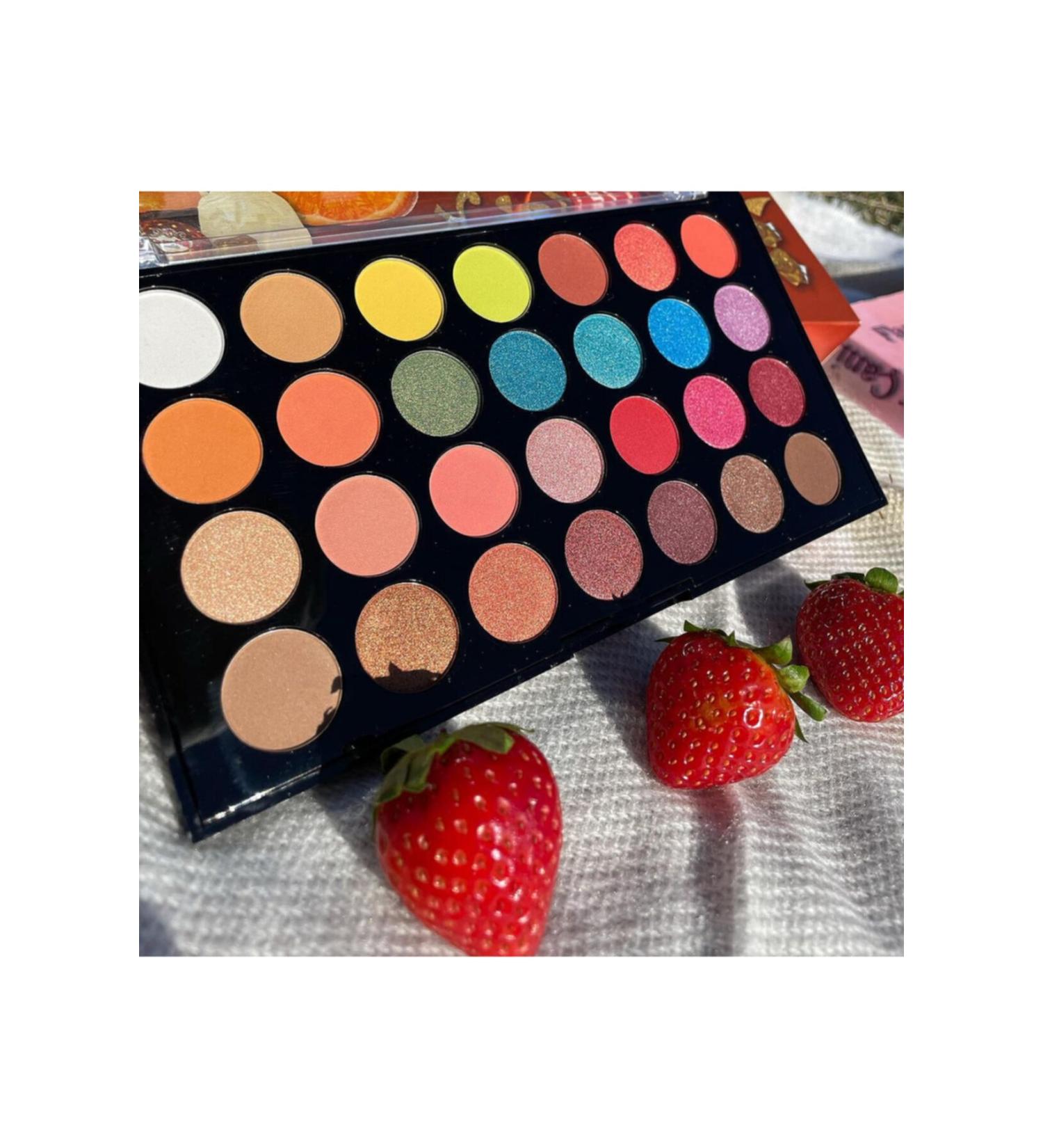 AILY COSMETICS 28-Color Eyeshadow Palette Neon Colors