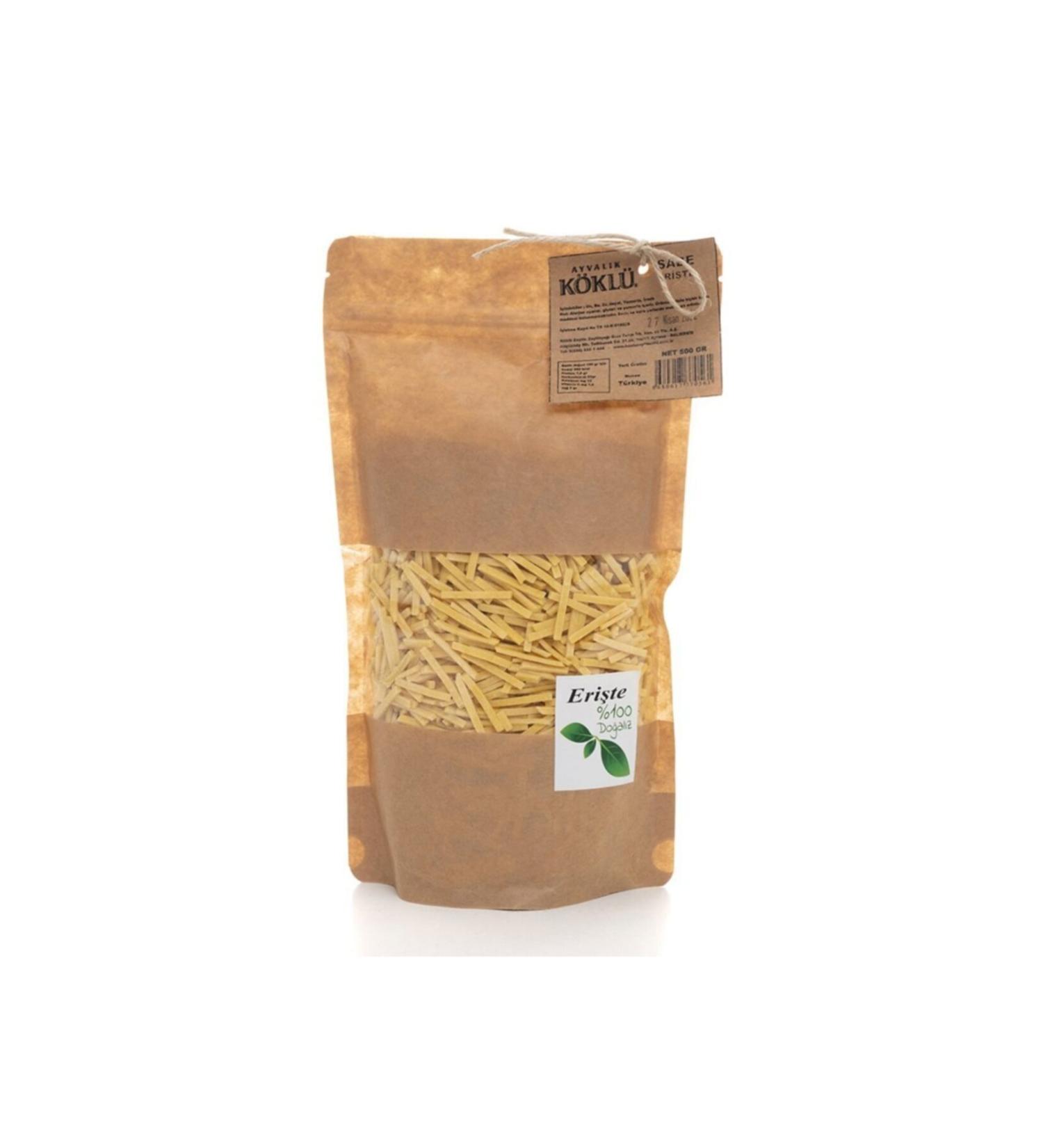 Rooted Olive Farming Ayvalik Rooted Plain Noodles 500 Gr
