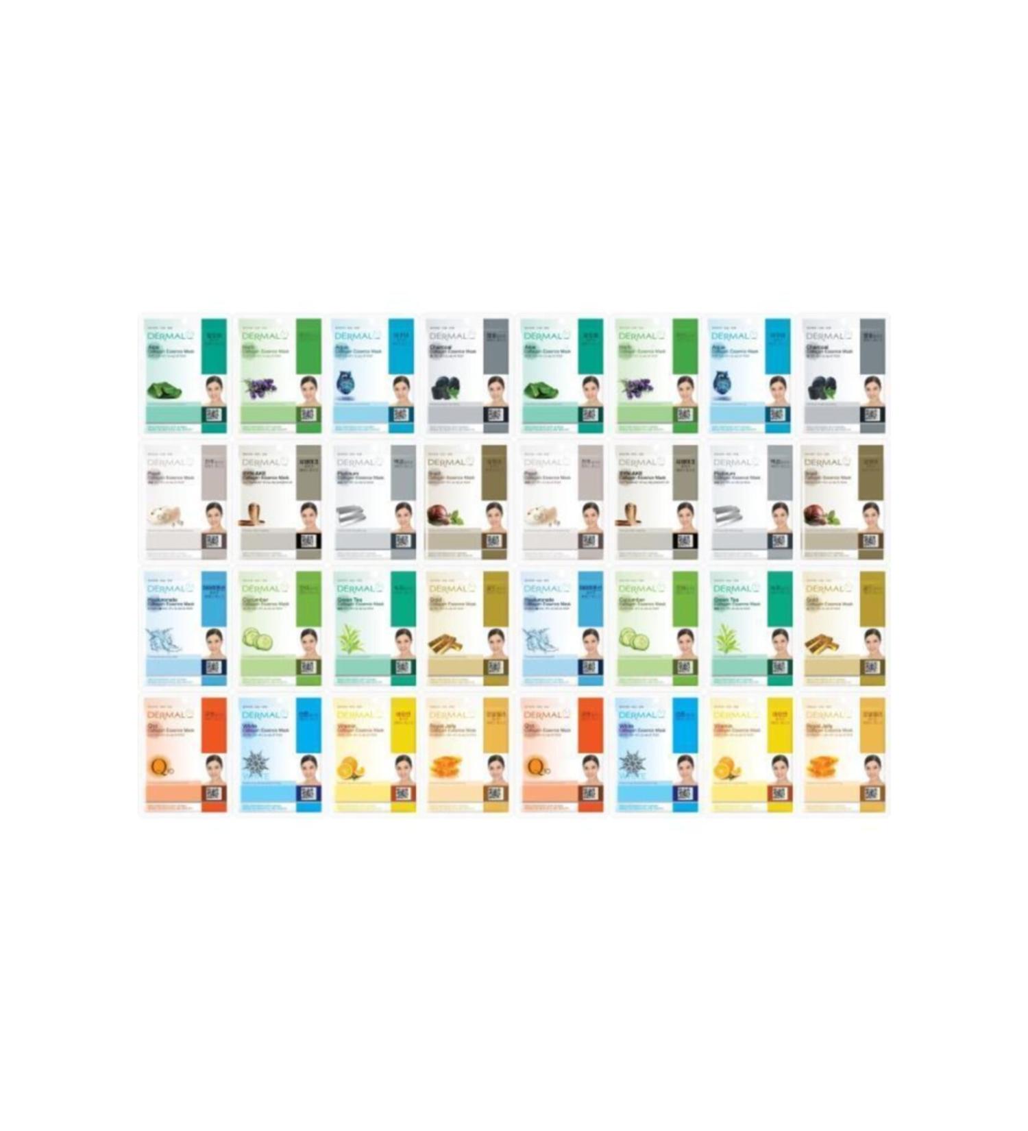 Dermal 32 Mixed Collagen Essence Disposable Skin Care Masks