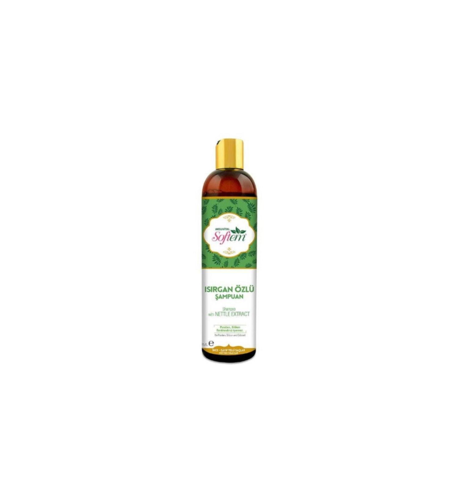 Aksu Vital Softem Nettle Essence Shampoo 400 ml