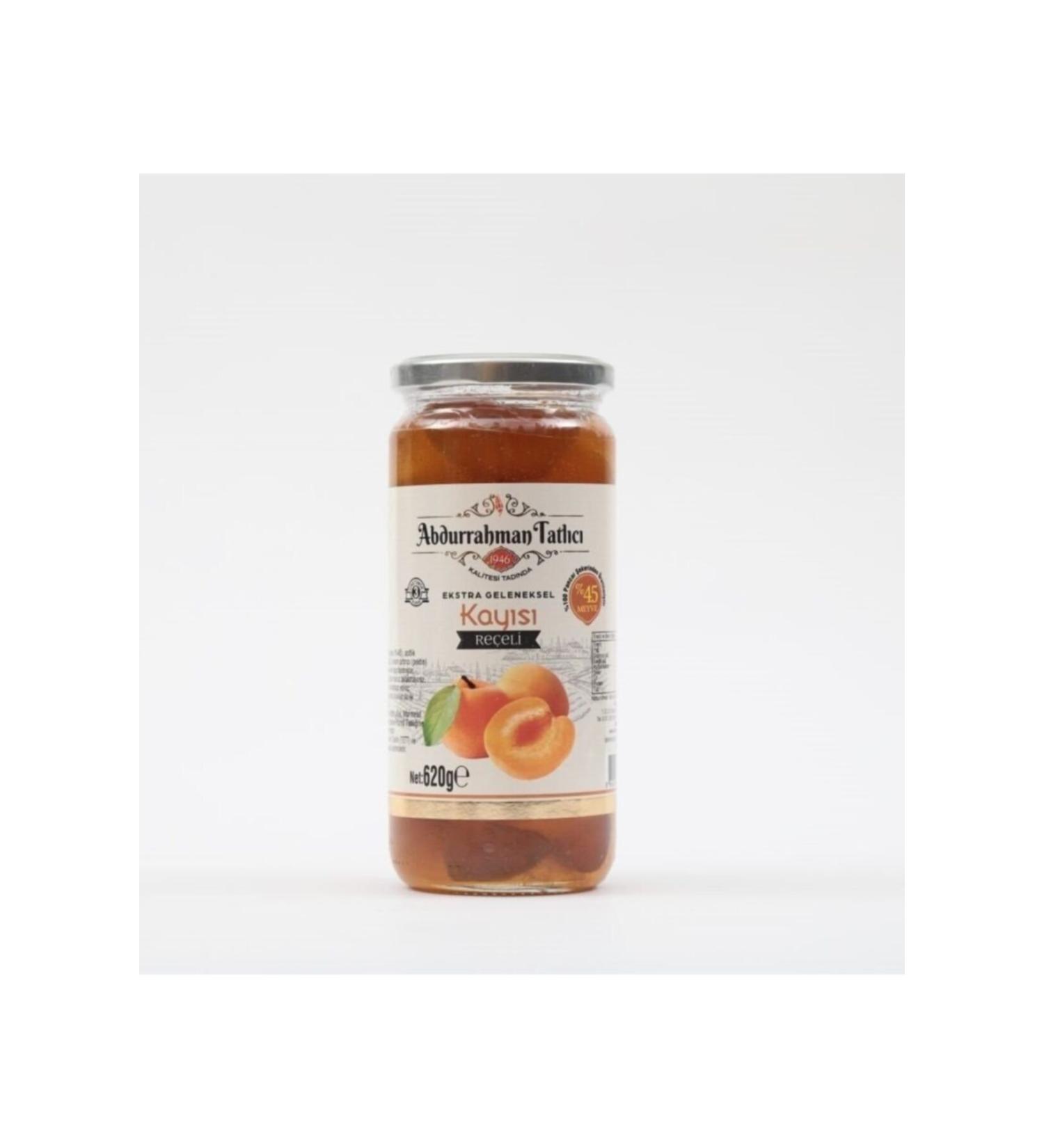 Abdurrahman Tatl c Apricot Jam Glass Jar 620 Gr.
