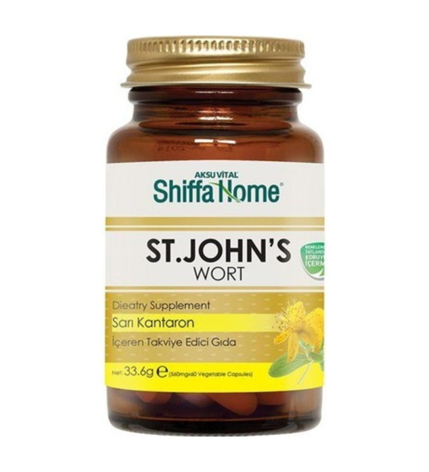 Shiffa Home St. John's Wort Capsules 60 Pieces (2 Pieces)