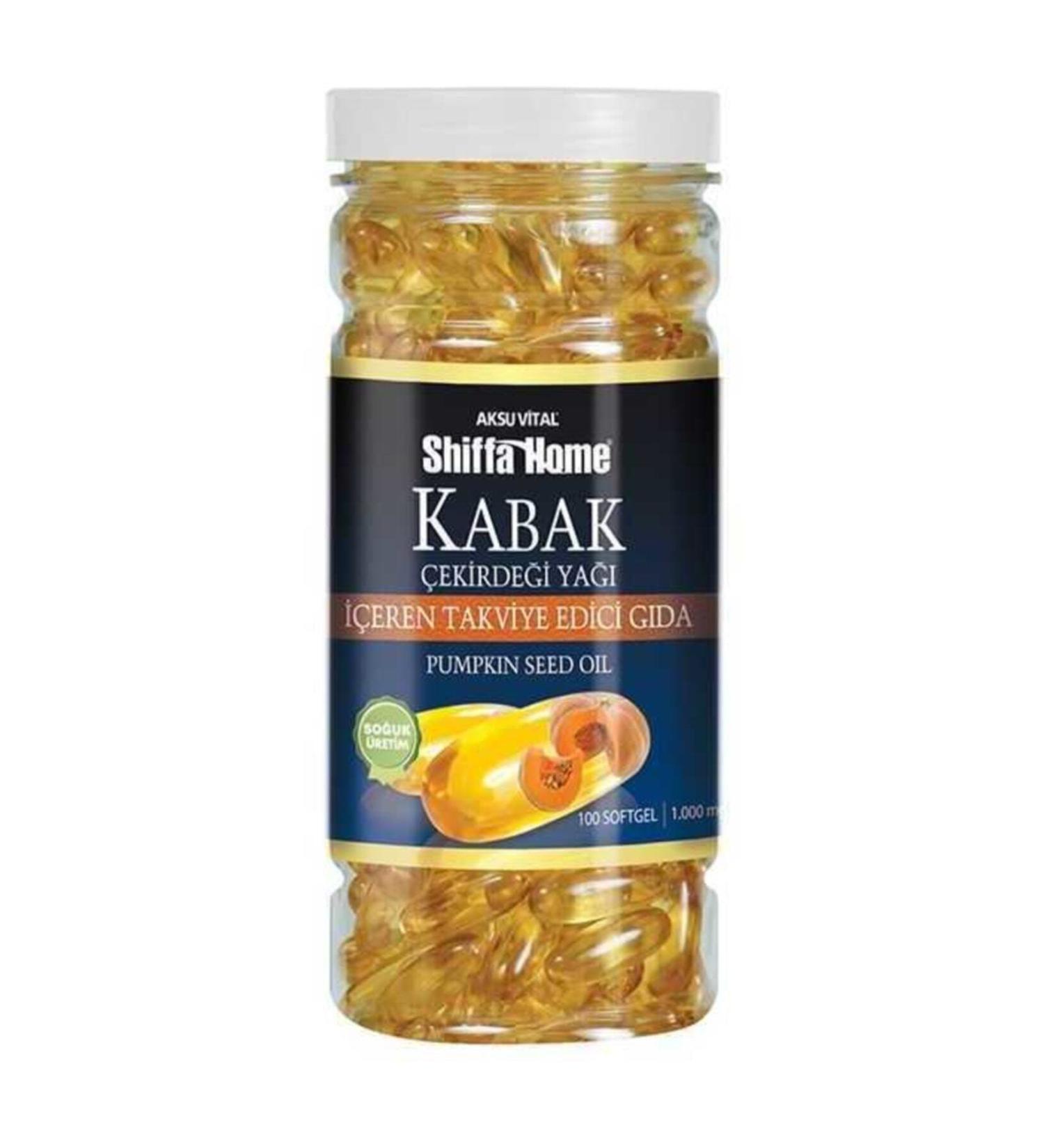 Shiffa Home Pumpkin Seed Oil 100 Softgels