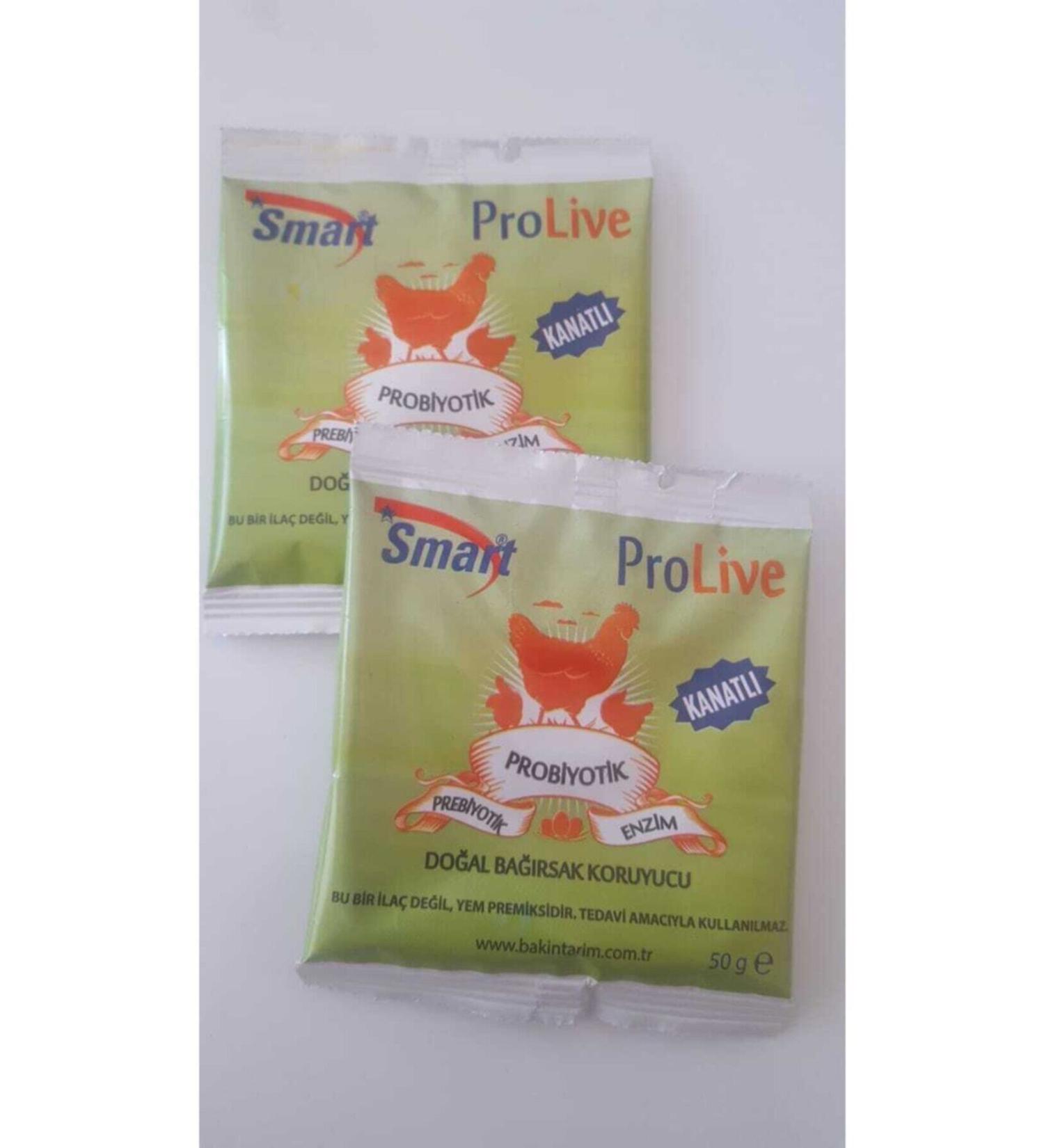 Smart Prolive Probiotic Prebiotic and Enzyme for Poultry 50gr X 2 Pieces