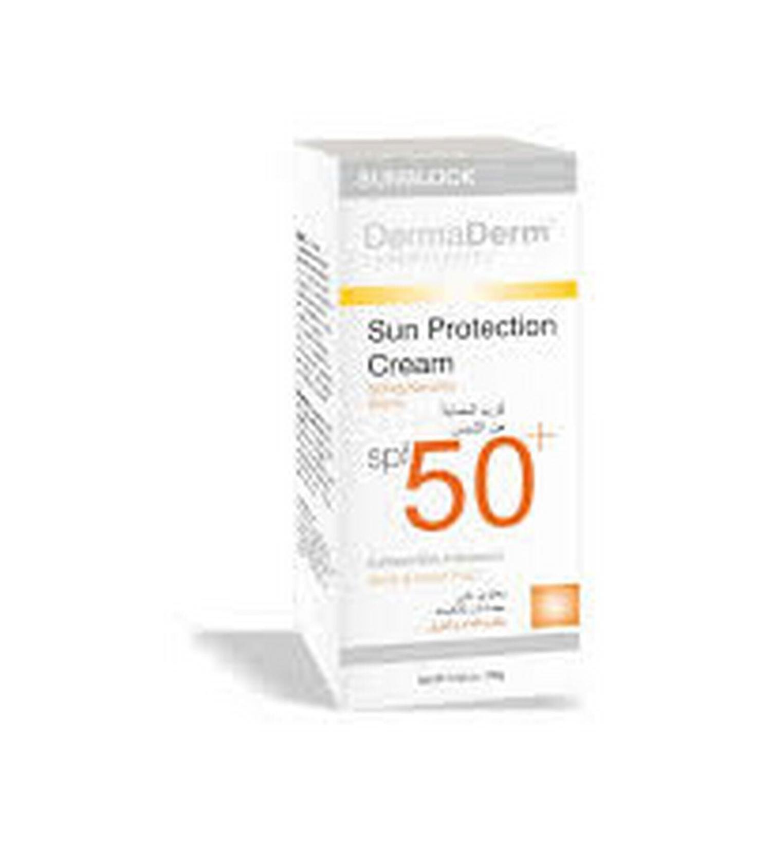 DermaDerm 4 Pieces Herbal Sun Cream Spf +50 100 Gr