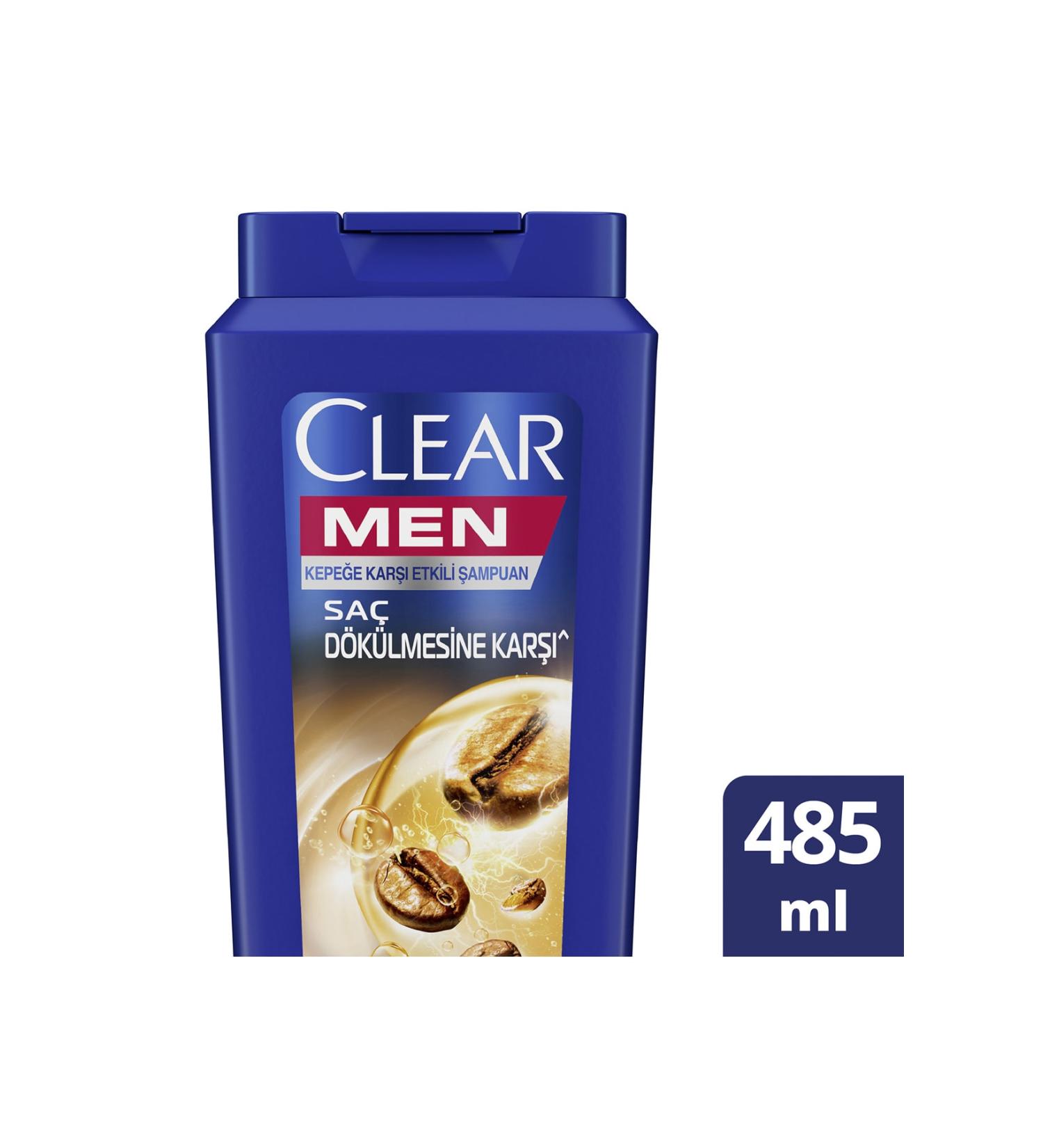 Clear Men Anti-Dandruff Shampoo Against Hair Loss Coffee Bean Extract 485 ml - Buy Online on GoSupps.com