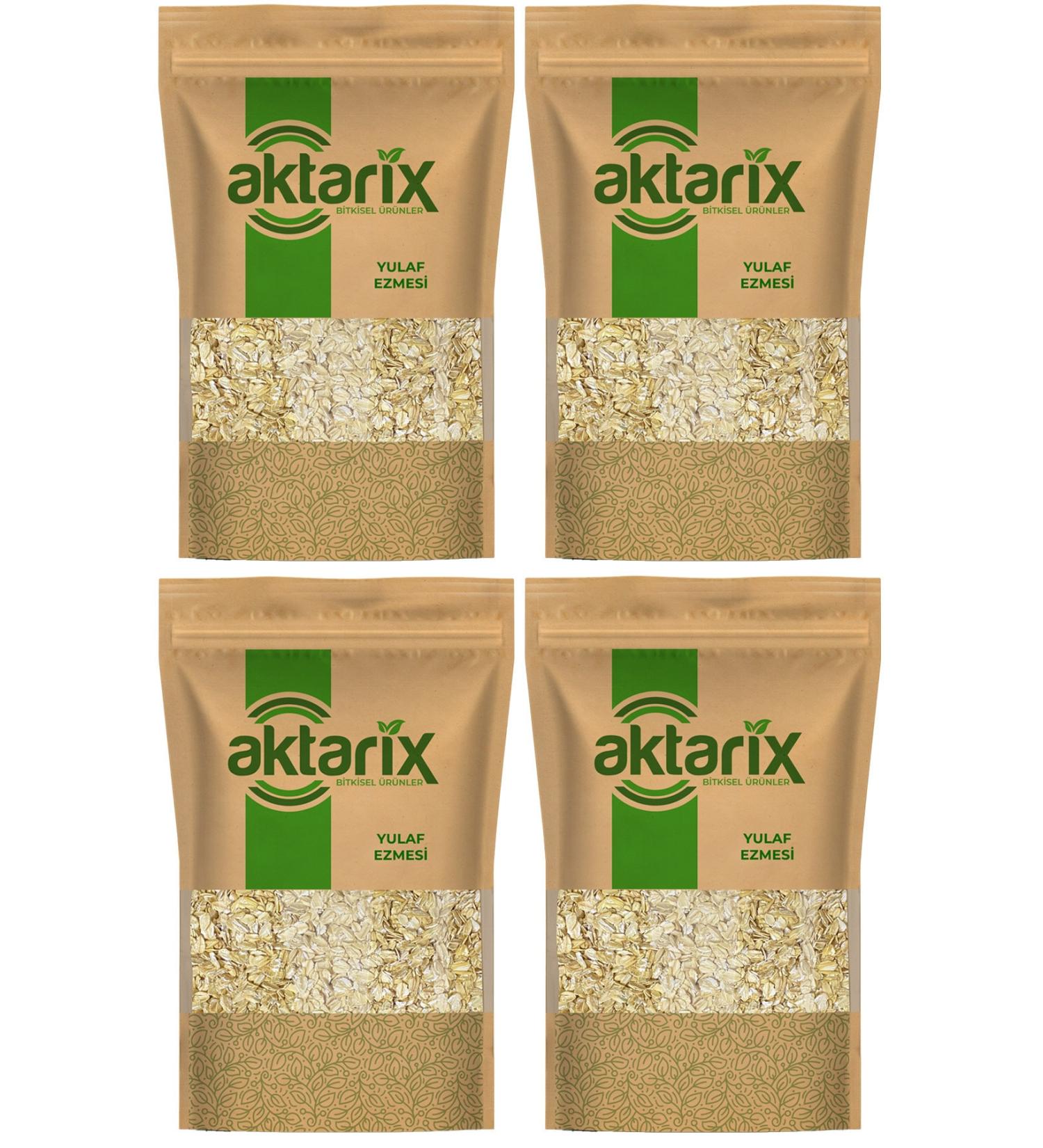Aktarix 4 Kg Natural Oatmeal Without Additives (In 1 Kg Packages) / Natural Without Additives