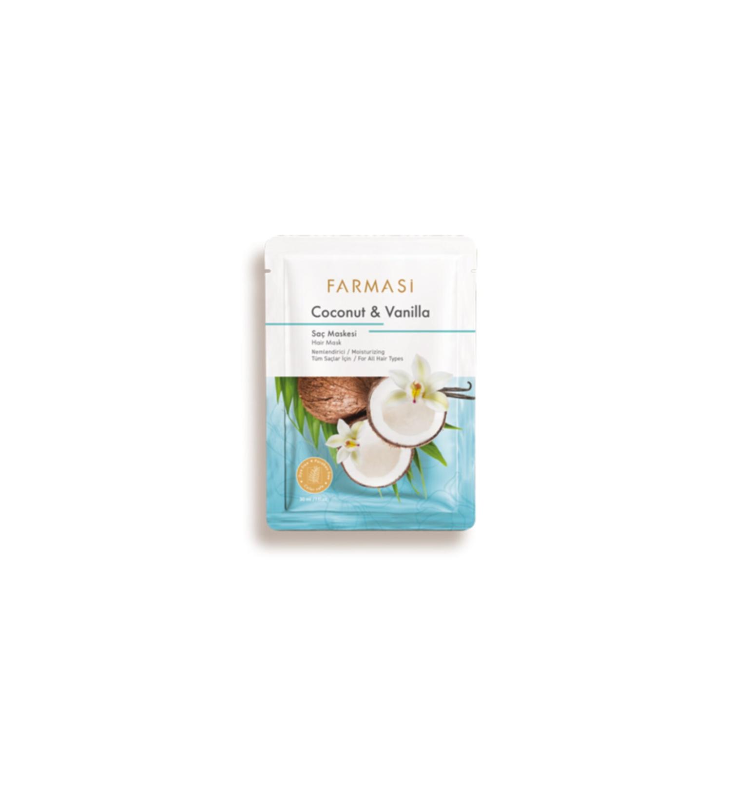 Farmasi Farmasi Coconut & Vanilla Sachet Hair Mask 30 Ml