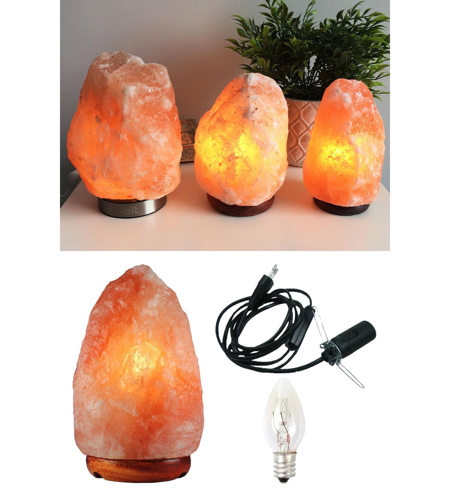Aktarix 1-2 Kg Himalayan Rock Salt Lamp With On Off Button Specially Selected - Buy Online on GoSupps.com