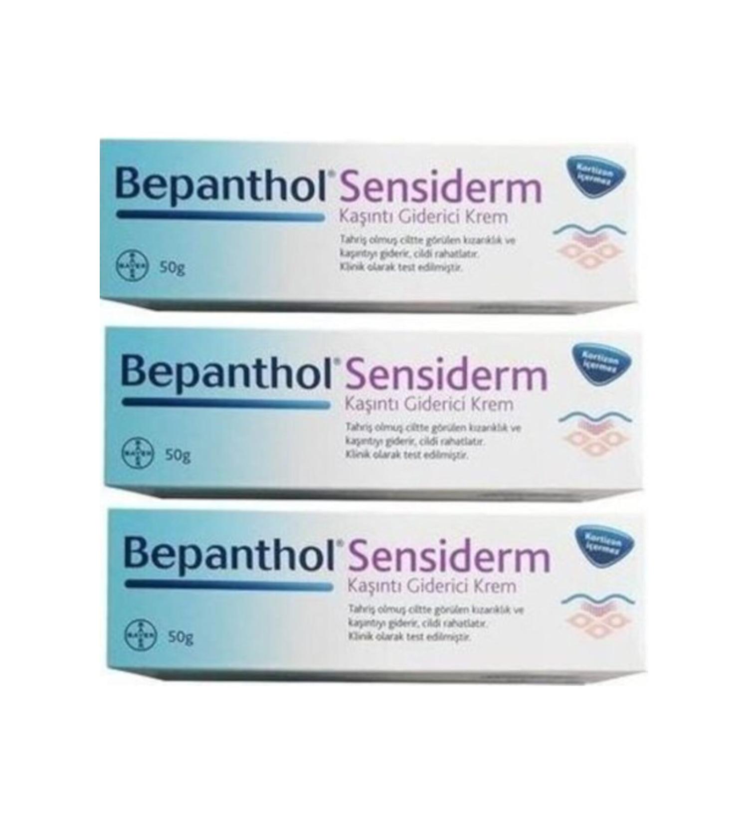 Bepanthol Sensiderm Cream 50 gr 3 Pieces