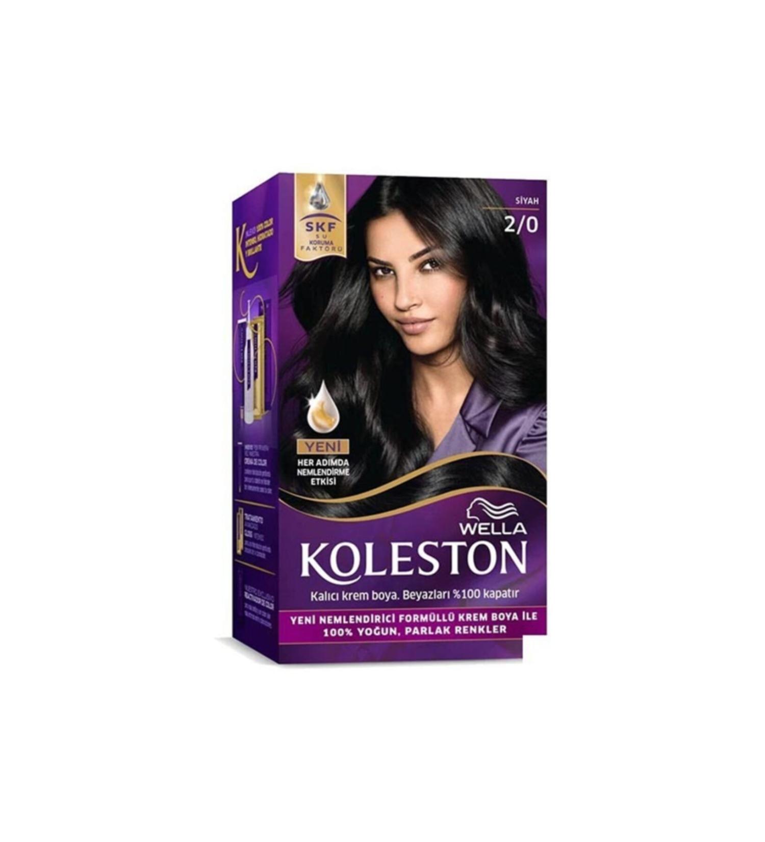 Wella Black Kit Hair Dye 2/0