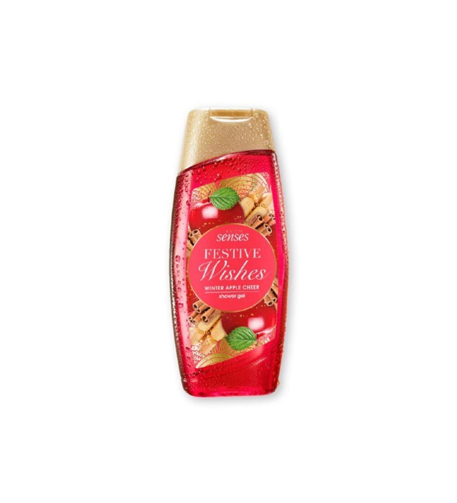 Avon Senses Festive Wishes Winter Apple and Cinnamon Scented Shower Gel - 250 ml