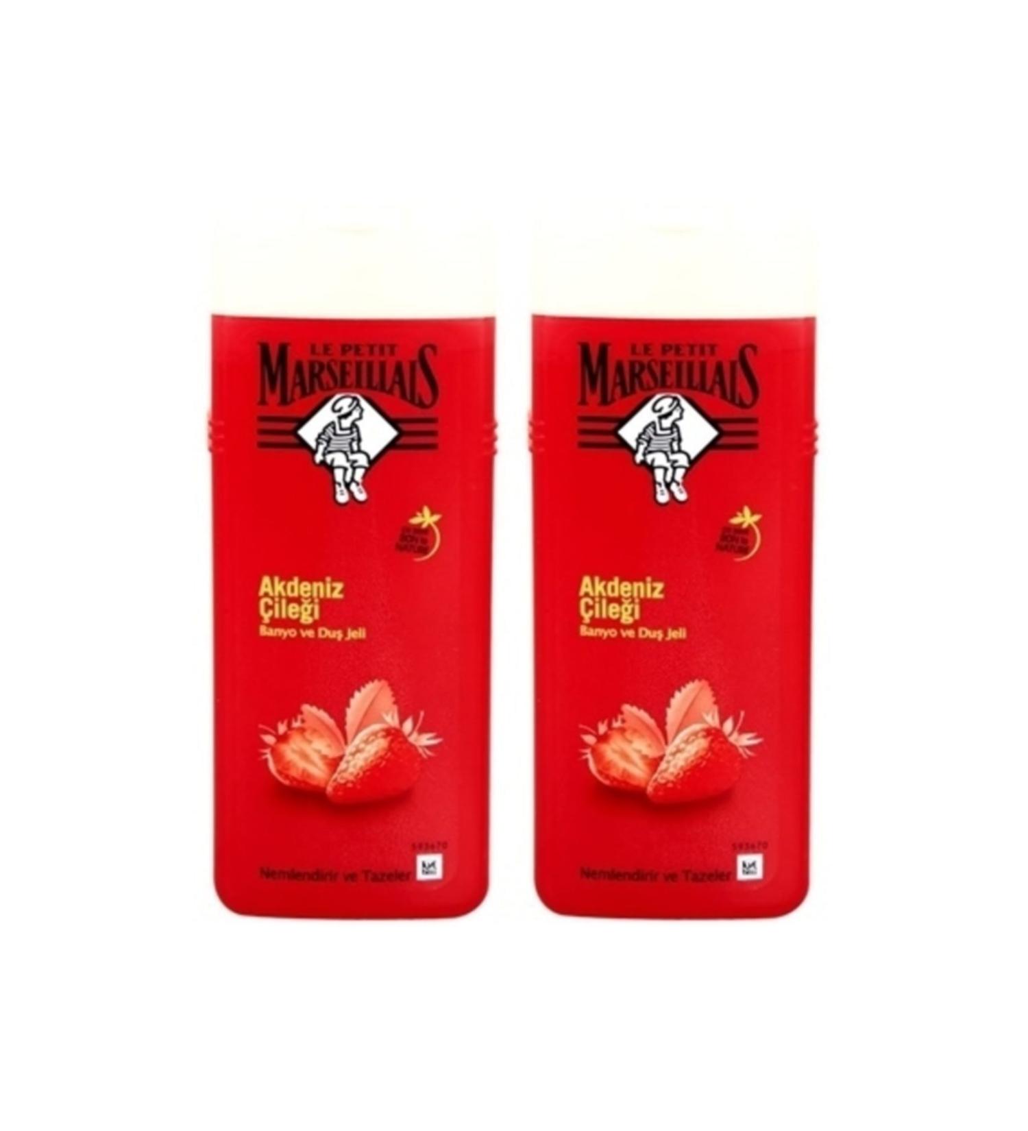 Le Petit Marseillais Shower Gel 400 Ml Strawberry 2 Pieces
