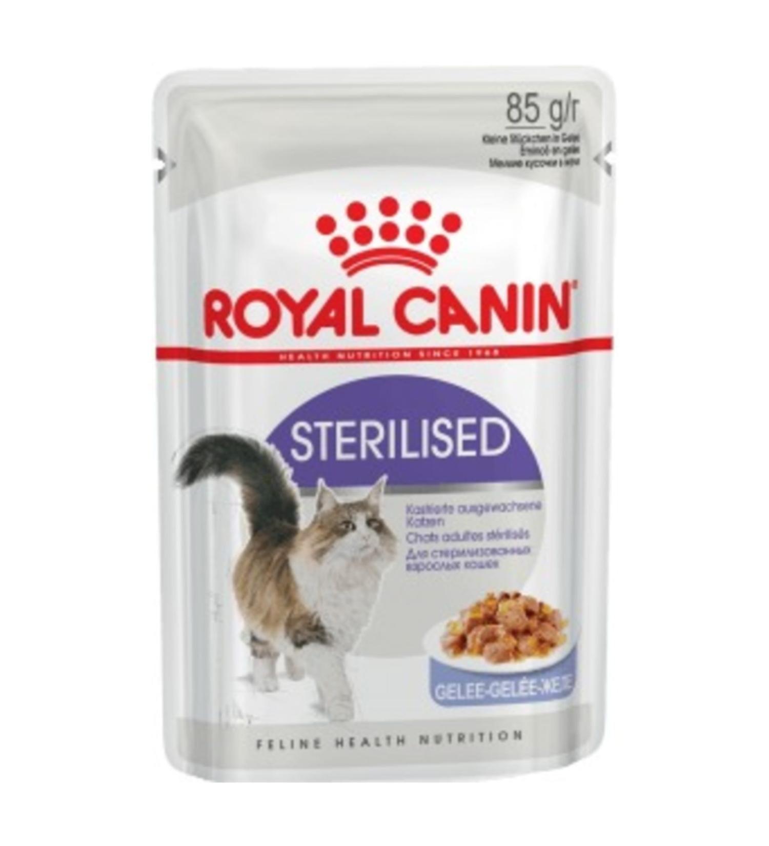 Royal Canin Sterilized Jelly Neutered Cat Wet Food 85 gr X 12 Pieces