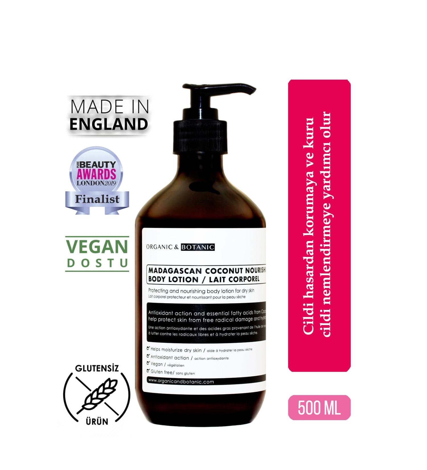 Organic & Botanic Madagascar Coconut Nourishing Body Lotion 500 ml 637665741551