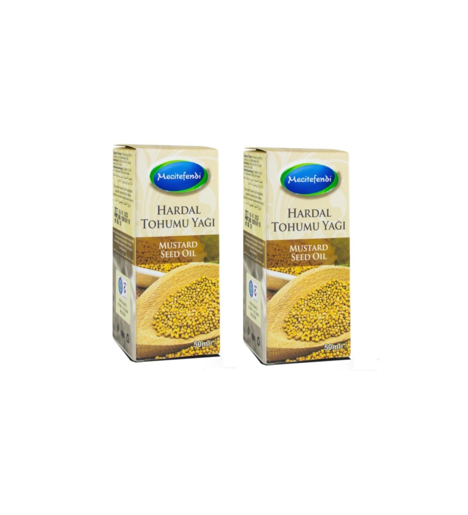 Mecit Efendi 2 Pieces Mustard Seed Oil 2x50 Ml