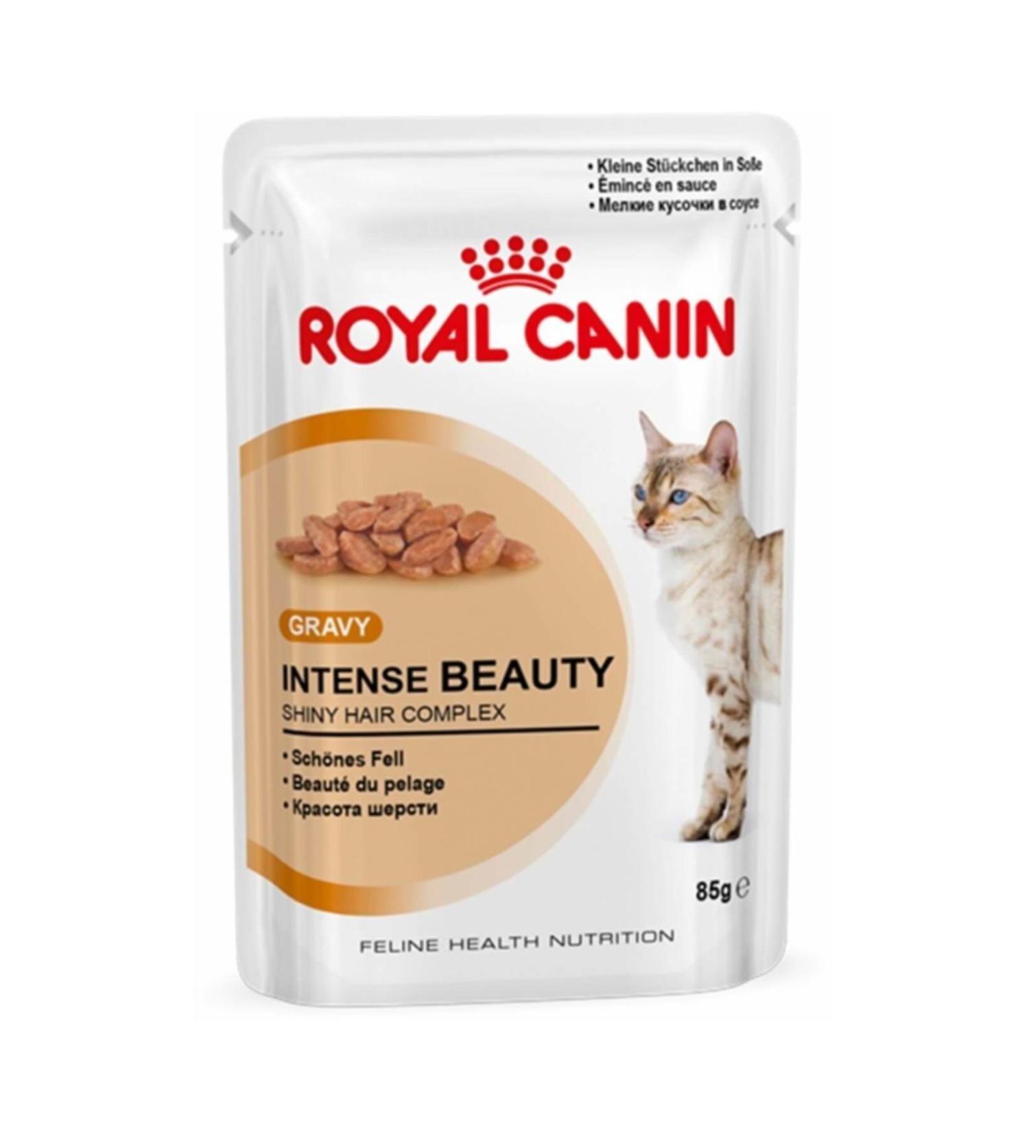 Royal Canin Intense Beauty Cat Food 85 gr (6 pieces) Skt:07/20